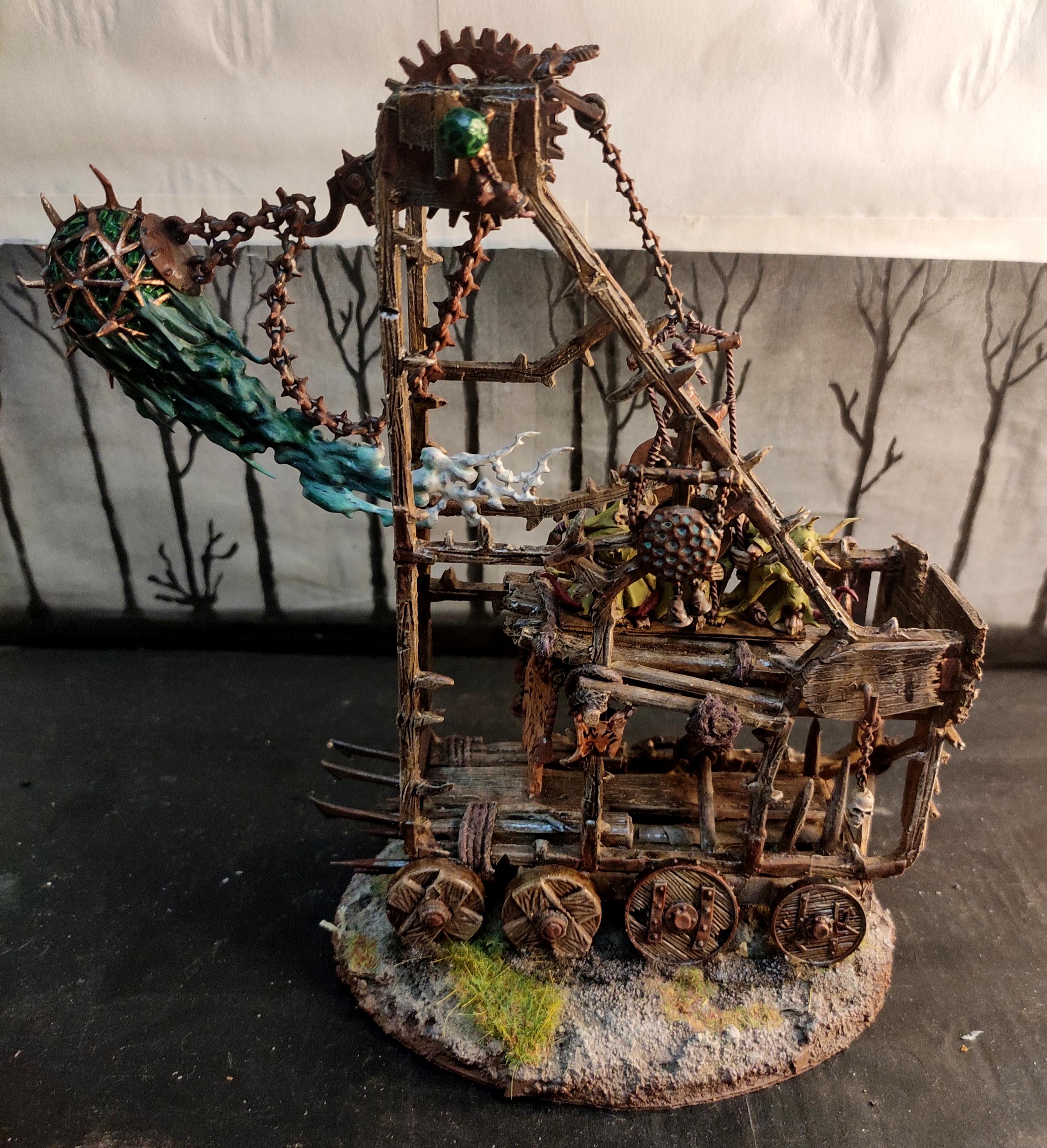 Age Of Sigmar, Chaos, Conversion, Crew, Disease, Gears, Pestilence, Plague, Plague Furnace, Plague Monks, Rats, Scratch Build, Siege Engine, Skaven, Sprue, Technolog, Tehnolog, War Machine, Warhammer Fantasy, Warpstone, Wooden