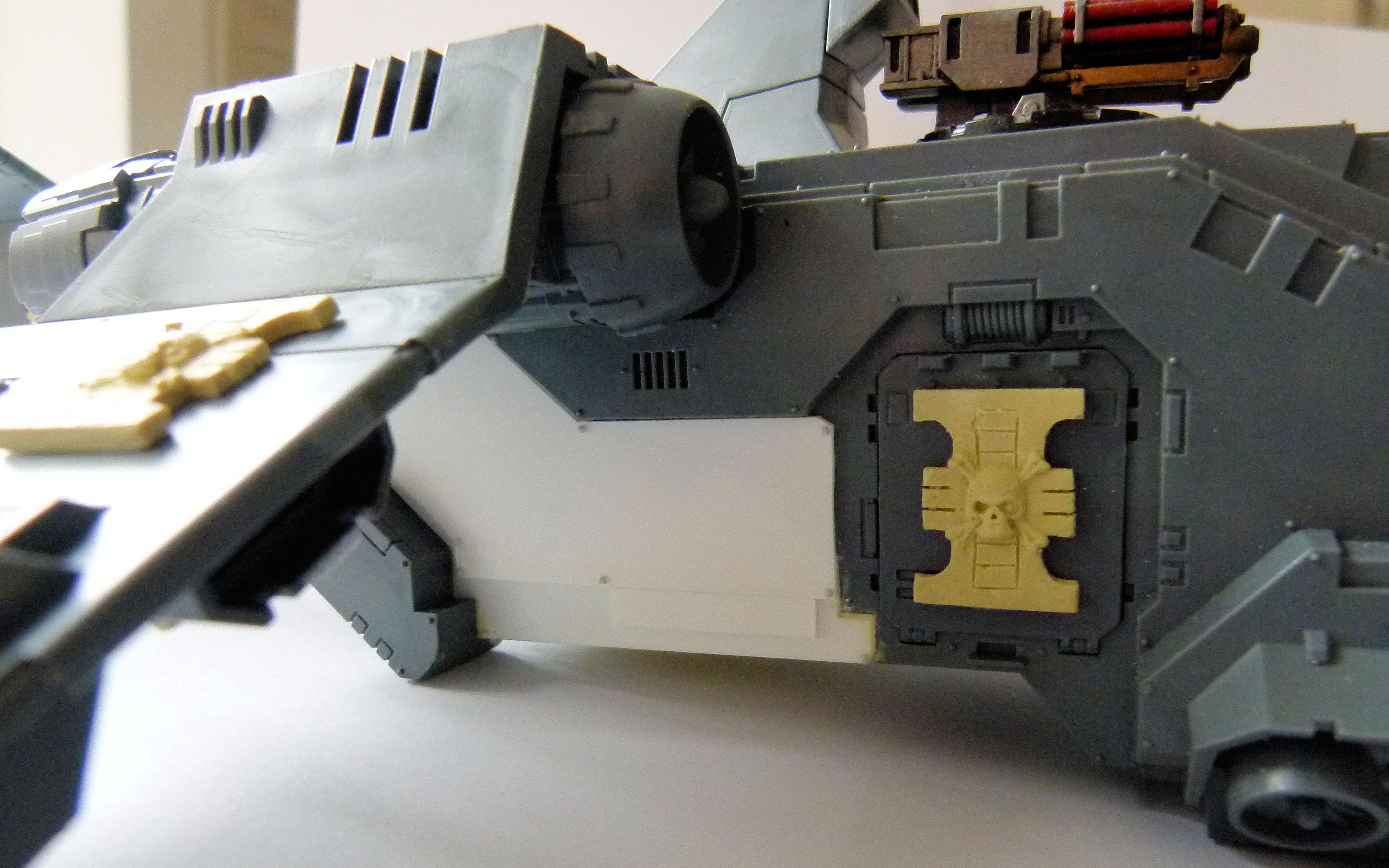 Deathwatch Storm Raven Right Front WIP
