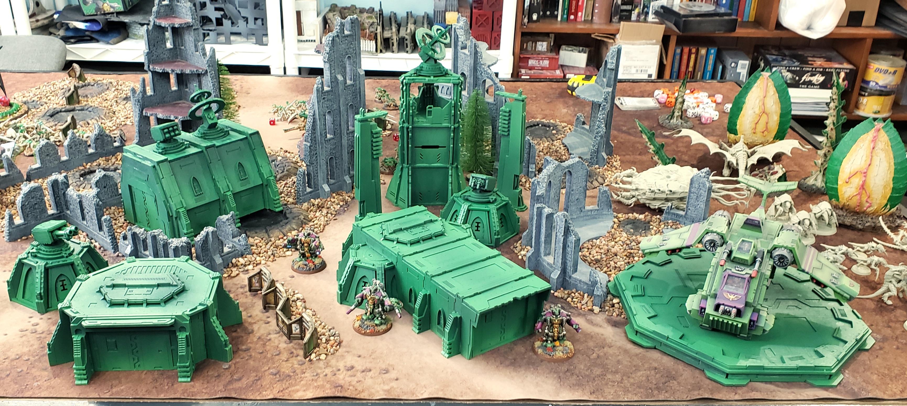 Mantis Warrior terrain (WIP)