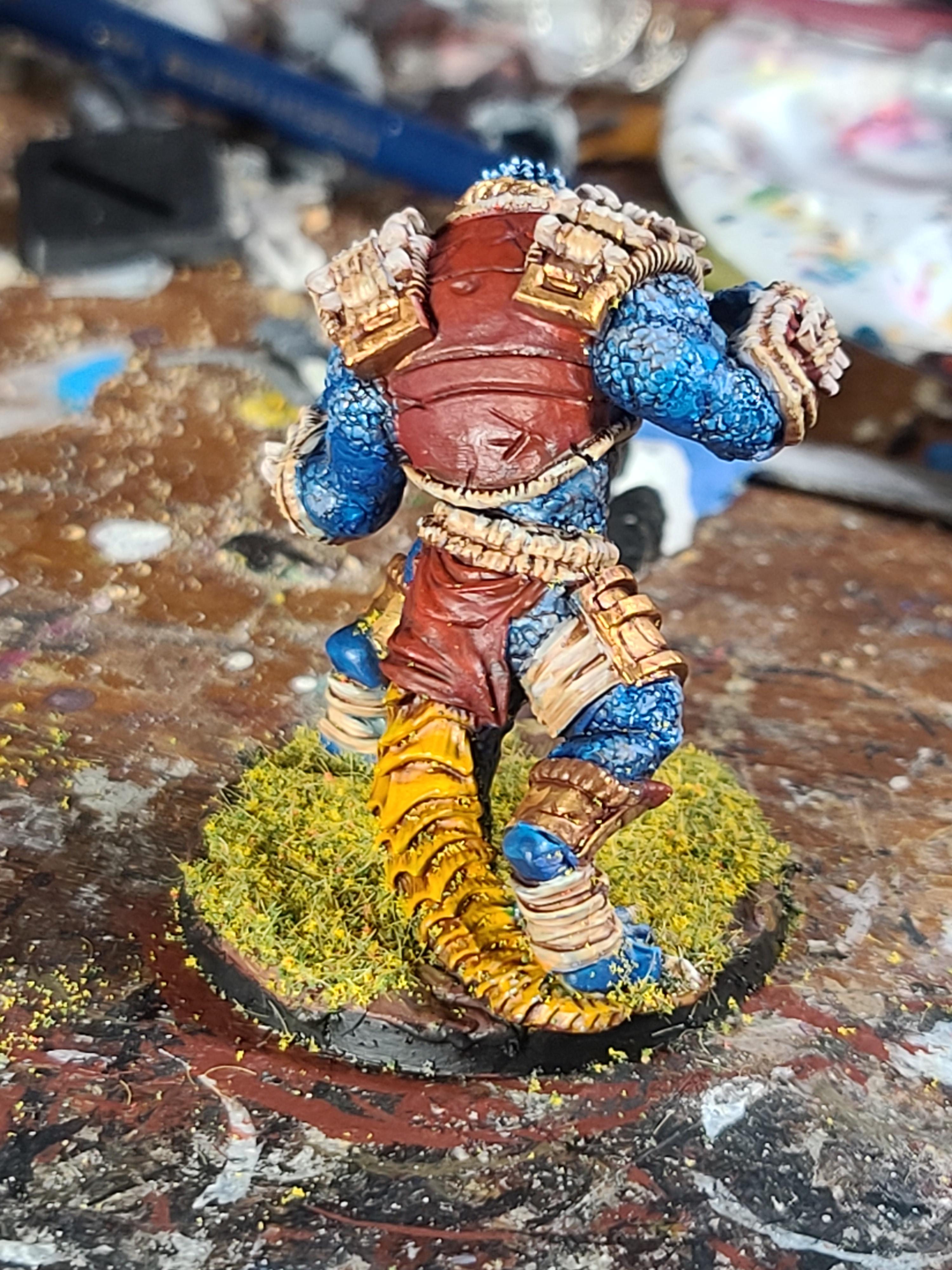 Blood Bowl, Greebo Games, Kroxigor, Lizardmen, Proxy