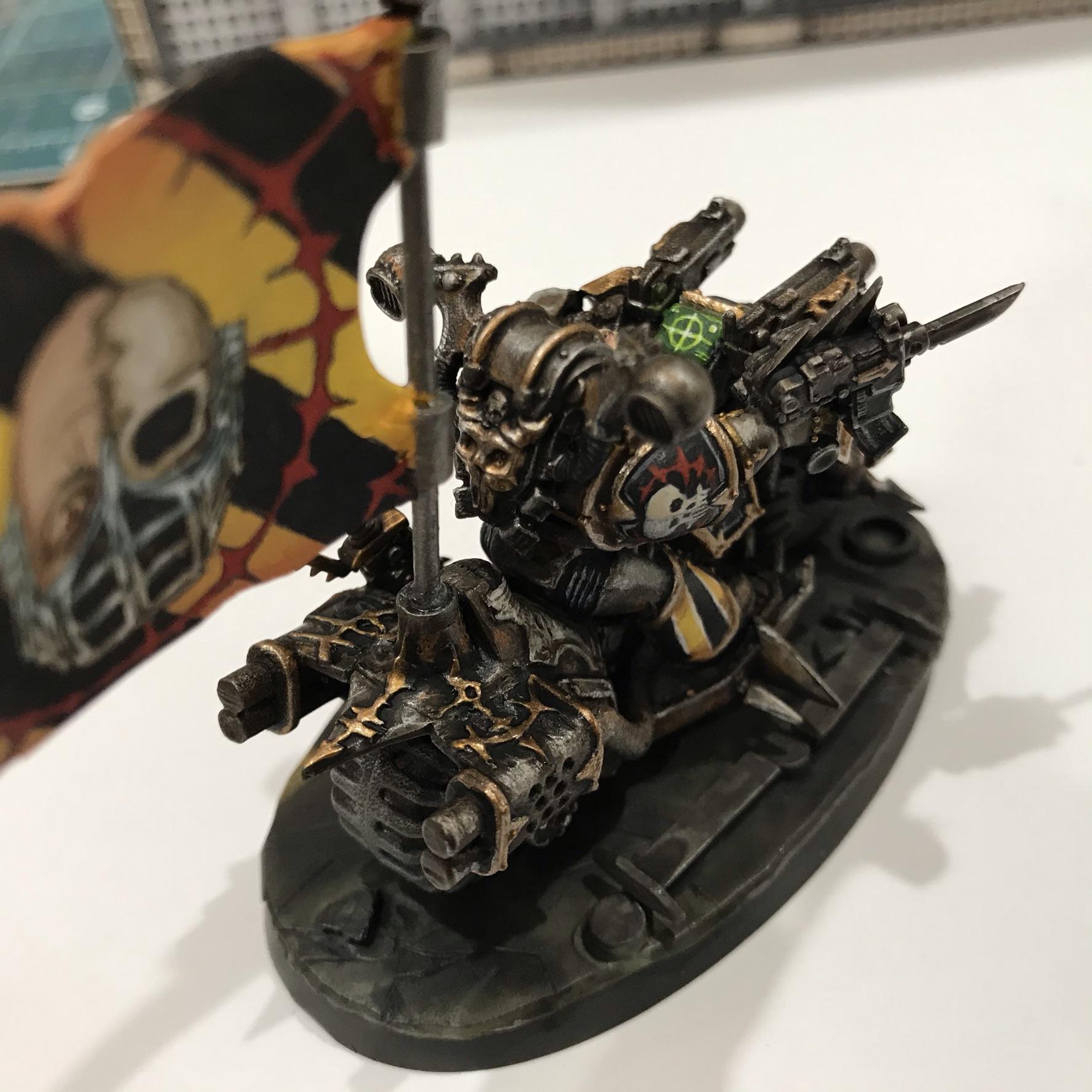 Aspiring Champion On Bike, Conversion, Ebay Rescue, Freehand, Iron Warriors