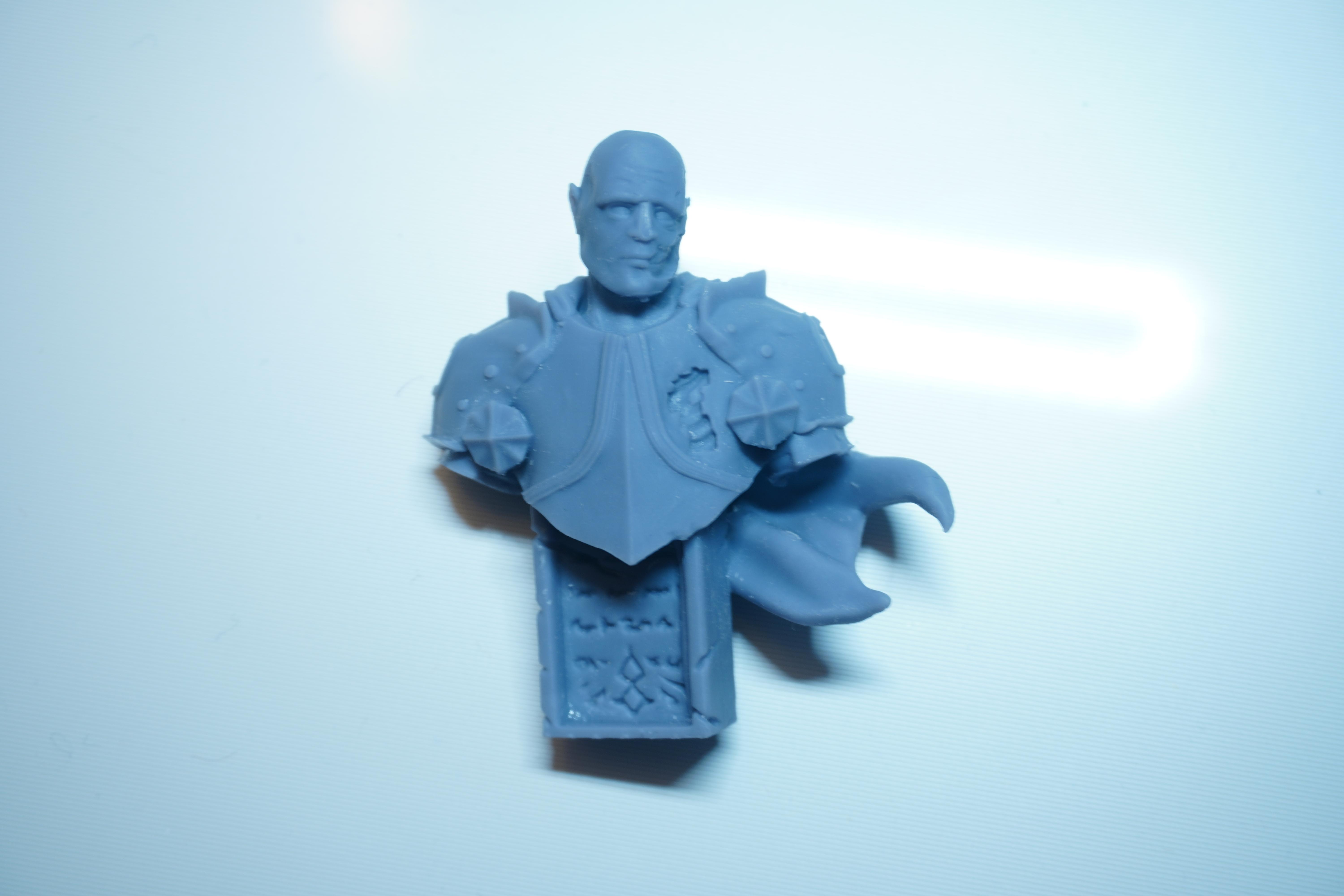 3d Print, Bust, Death, Death Knight, Dungeons And Dragons, Vampire Counts, Warhammer Fantasy, Weathered