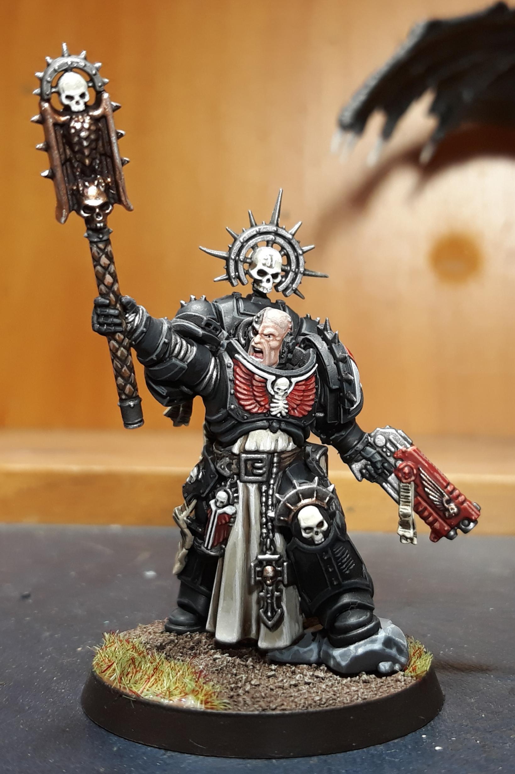 Black, Chaplain, Imperial, Primaris, Space Marines