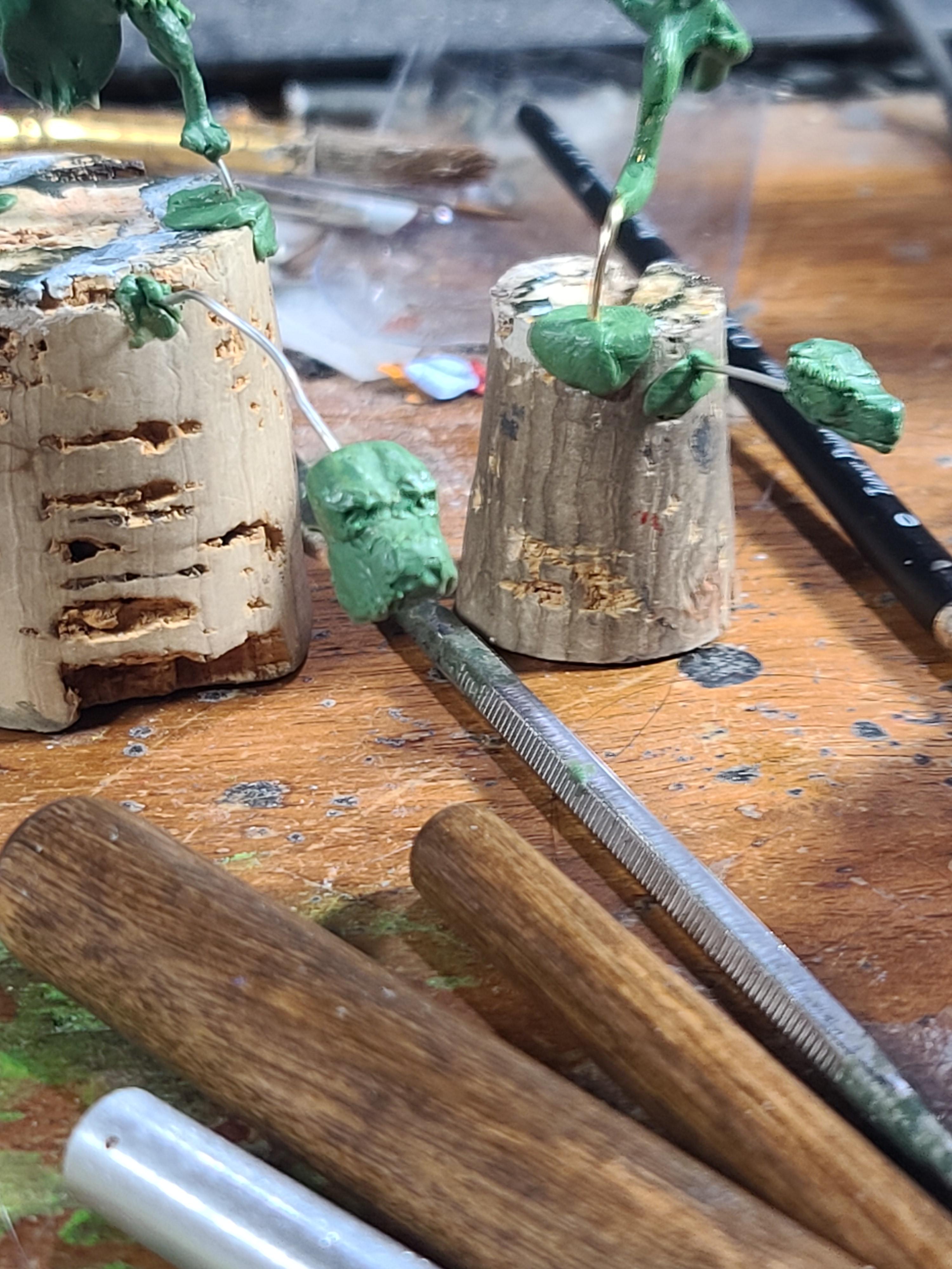 Armiture, Dog?, Gecko, Greenstuff, Sculpting