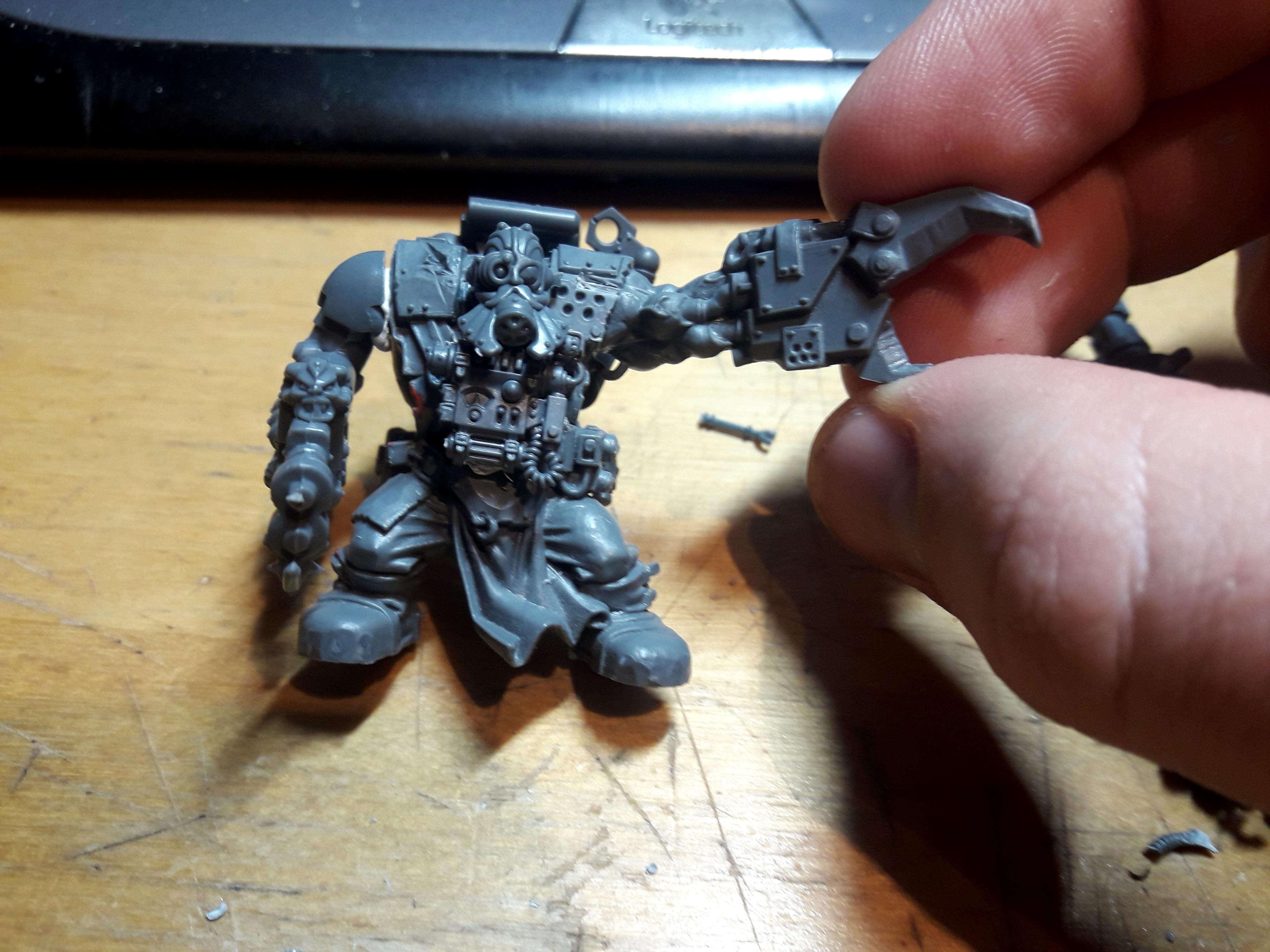 Ad Mech, Adeptus Mechanicus, Admech, Conversion, Cybernetica Datasmith, Warboss, Work In Progress