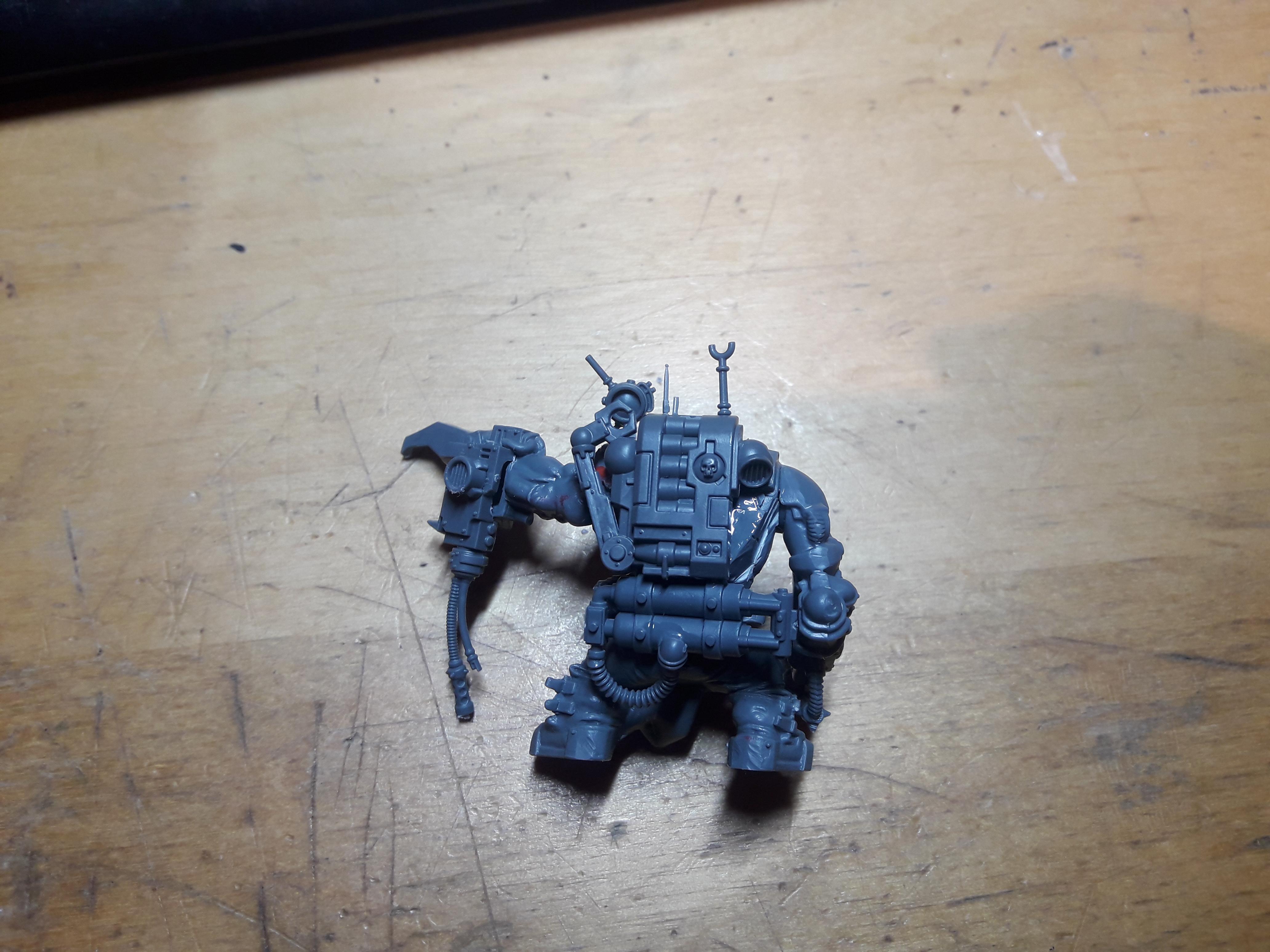 Ad Mech, Adeptus Mechanicus, Admech, Conversion, Cybernetica Datasmith, Warboss, Work In Progress
