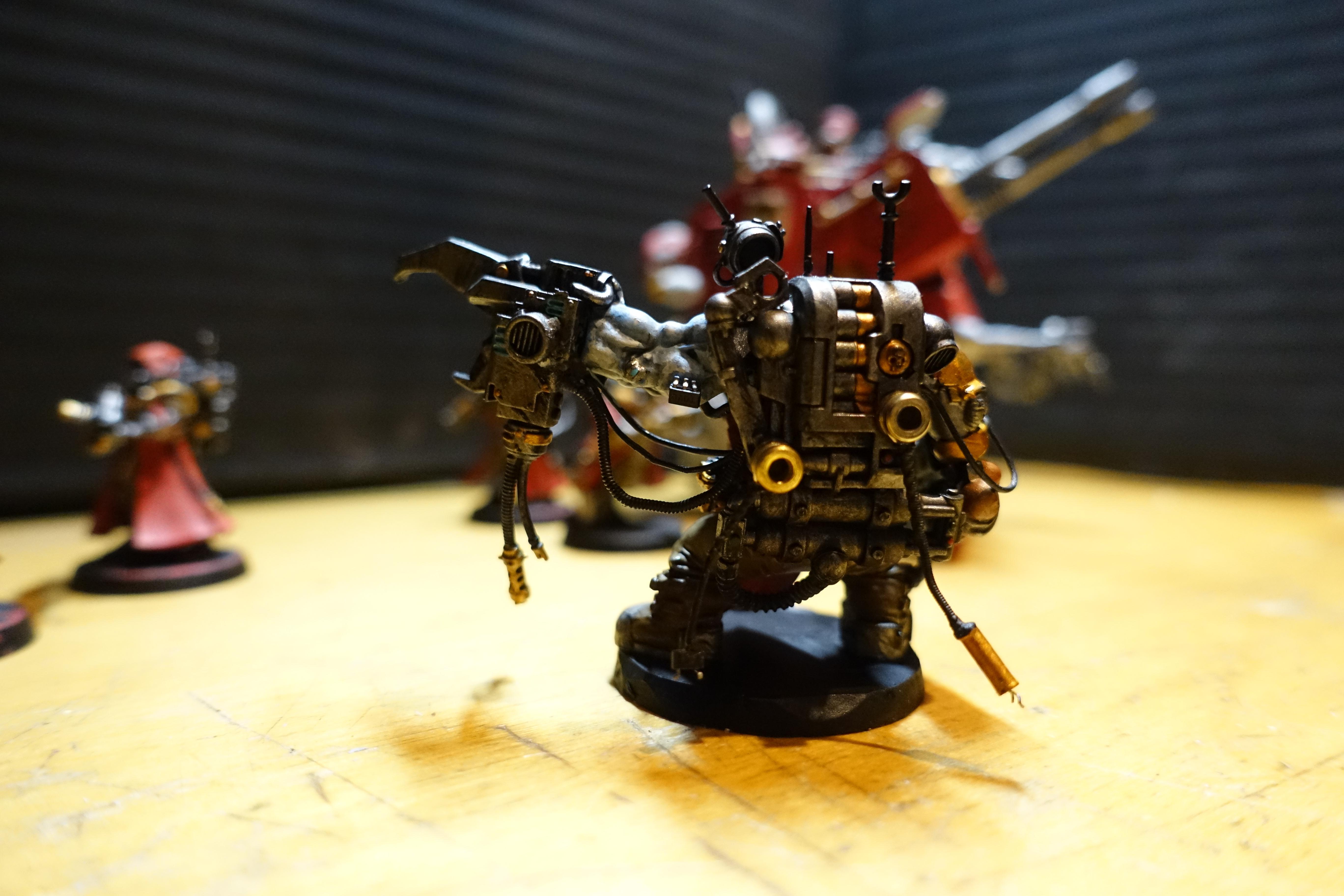 Ad Mech, Adeptus Mechanicus, Admech, Conversion, Cybernetica Datasmith, Warboss