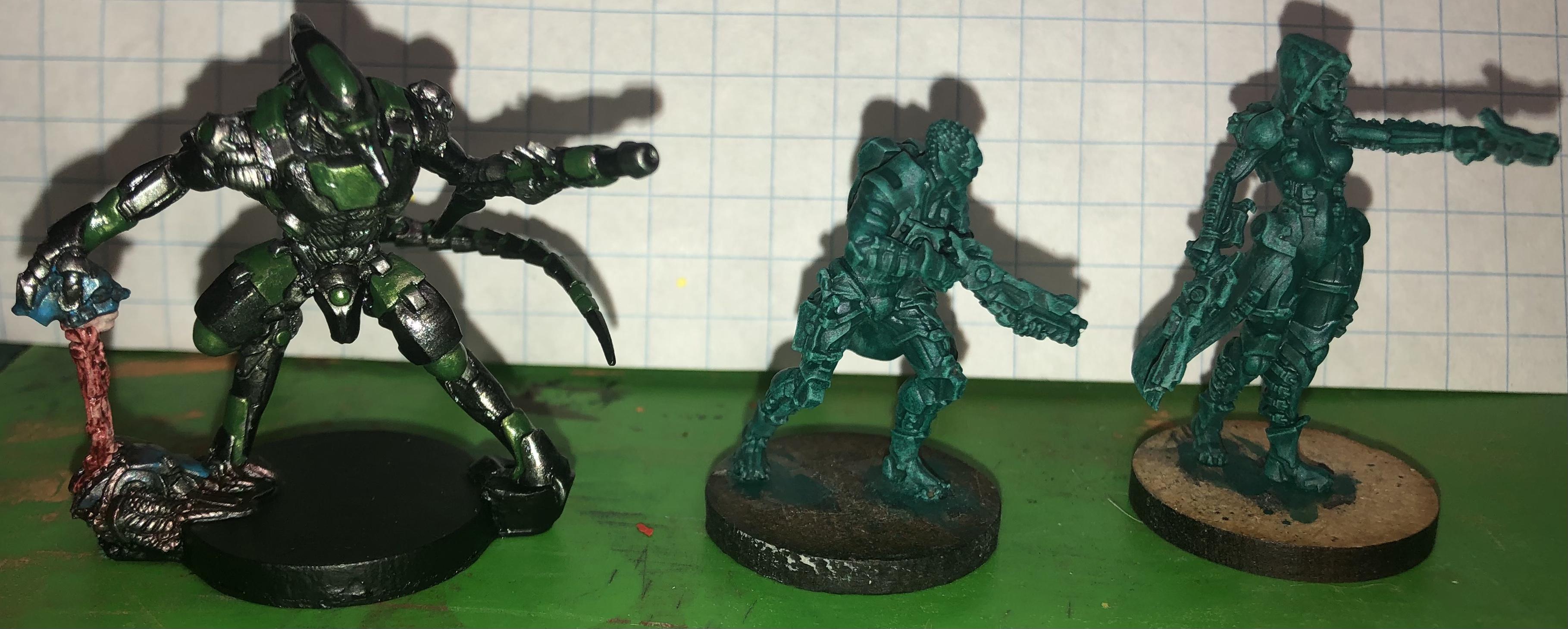 Clipsos, Combined Army, Corvus Belli, Infinity, Kriigel, Skiavoros, Tohaa, Work In Progress