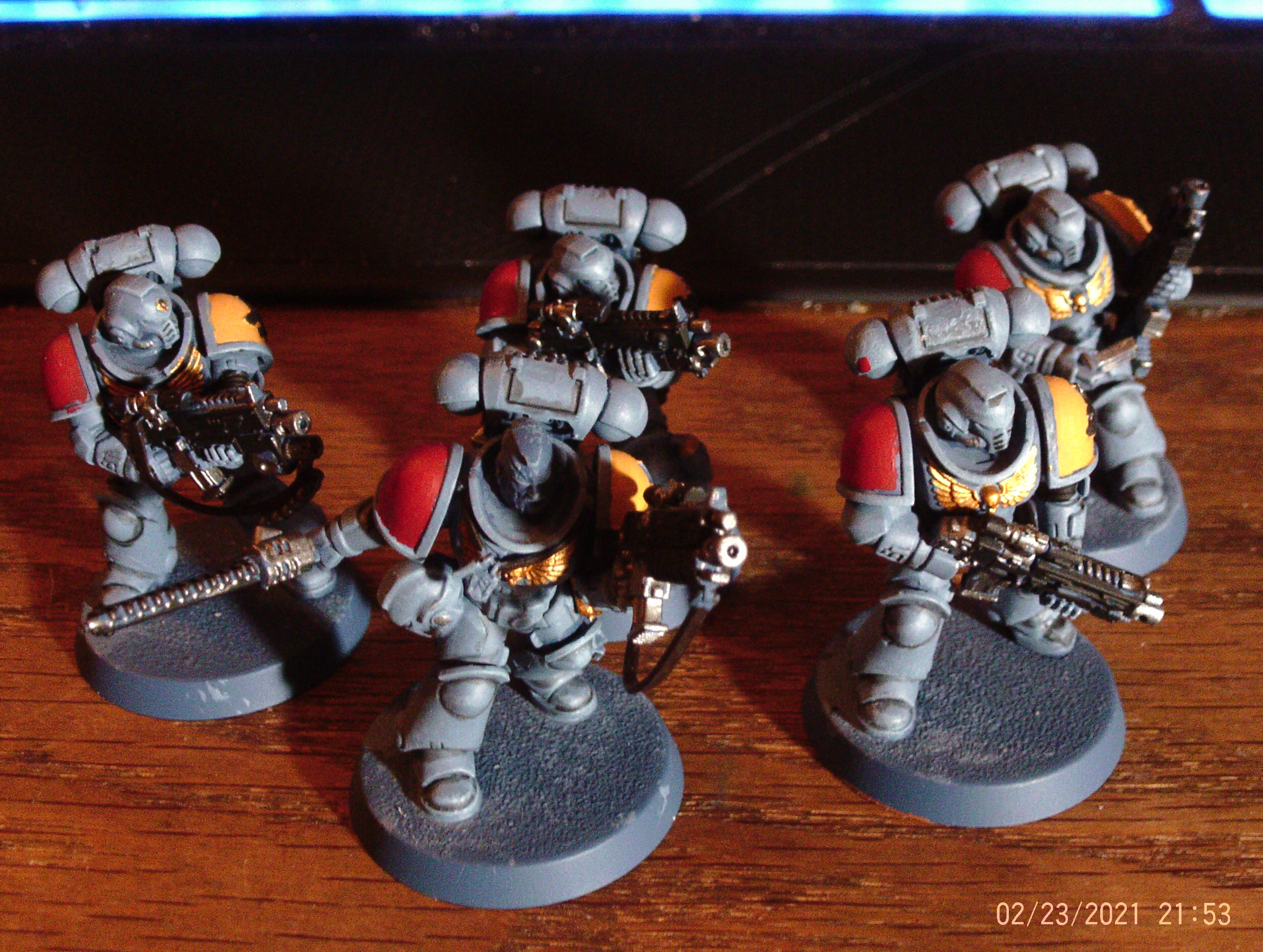 Space Wolves Intercessor Squad 1 WIP 2