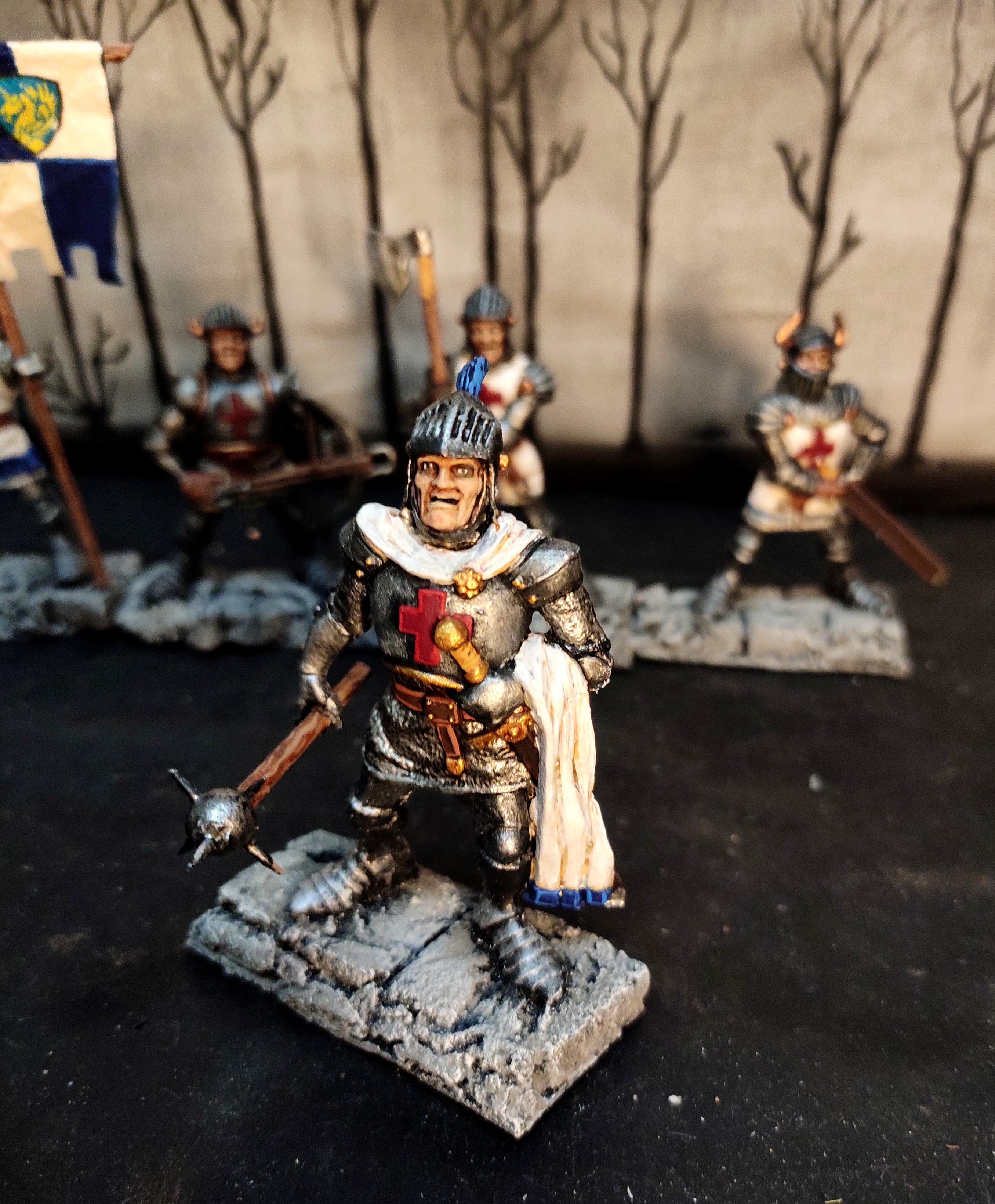 Cloak, Commander, Conversion, Crusader, Fantasy Battles, From Russia, Infantry, Knights, Mace, Order, Regiment, Retro, Scratch Build, Sword, Technolog, Tehnolog