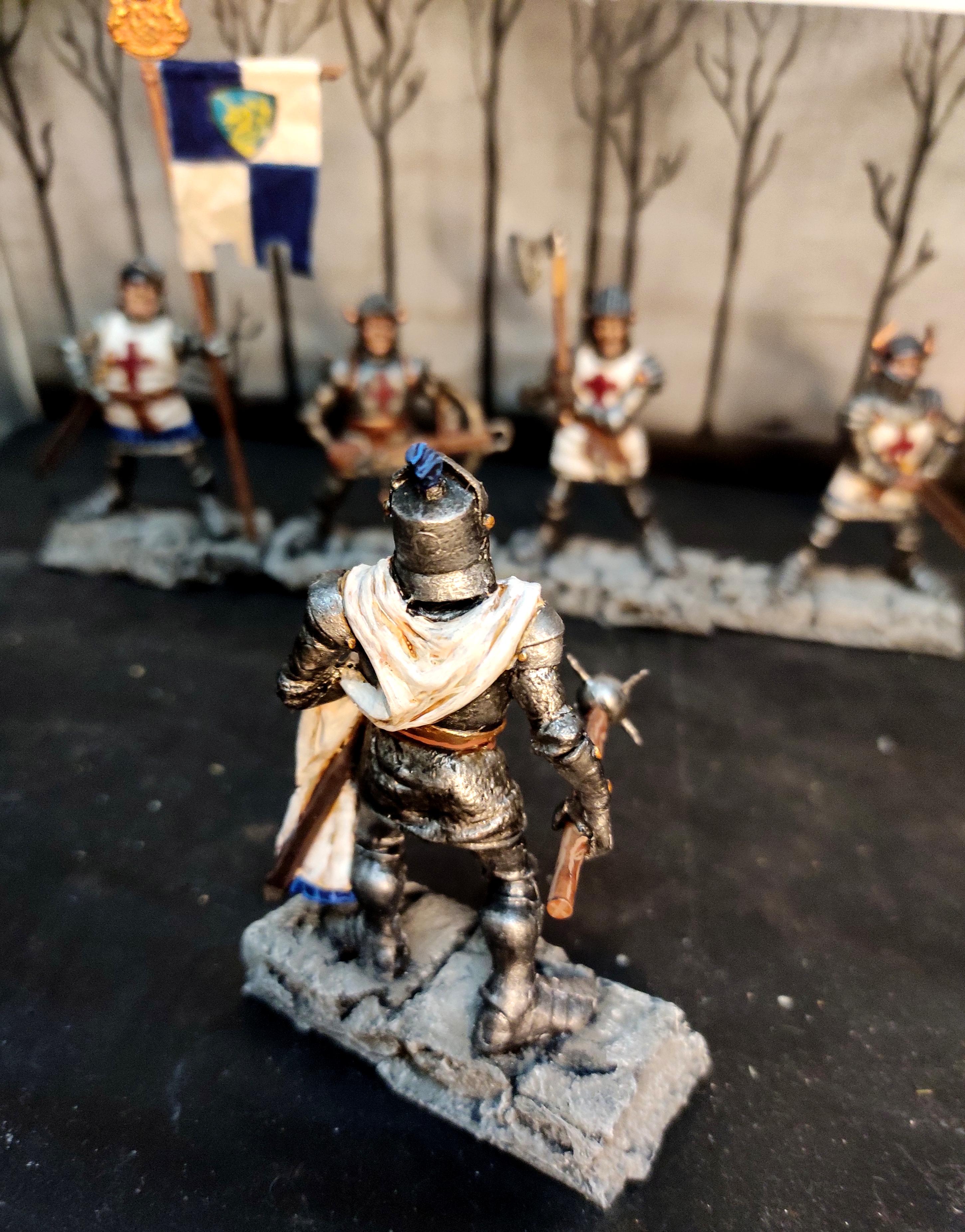 Cloak, Commander, Conversion, Crusader, Fantasy Battles, From Russia, Infantry, Knights, Mace, Order, Regiment, Retro, Scratch Build, Sword, Technolog, Tehnolog