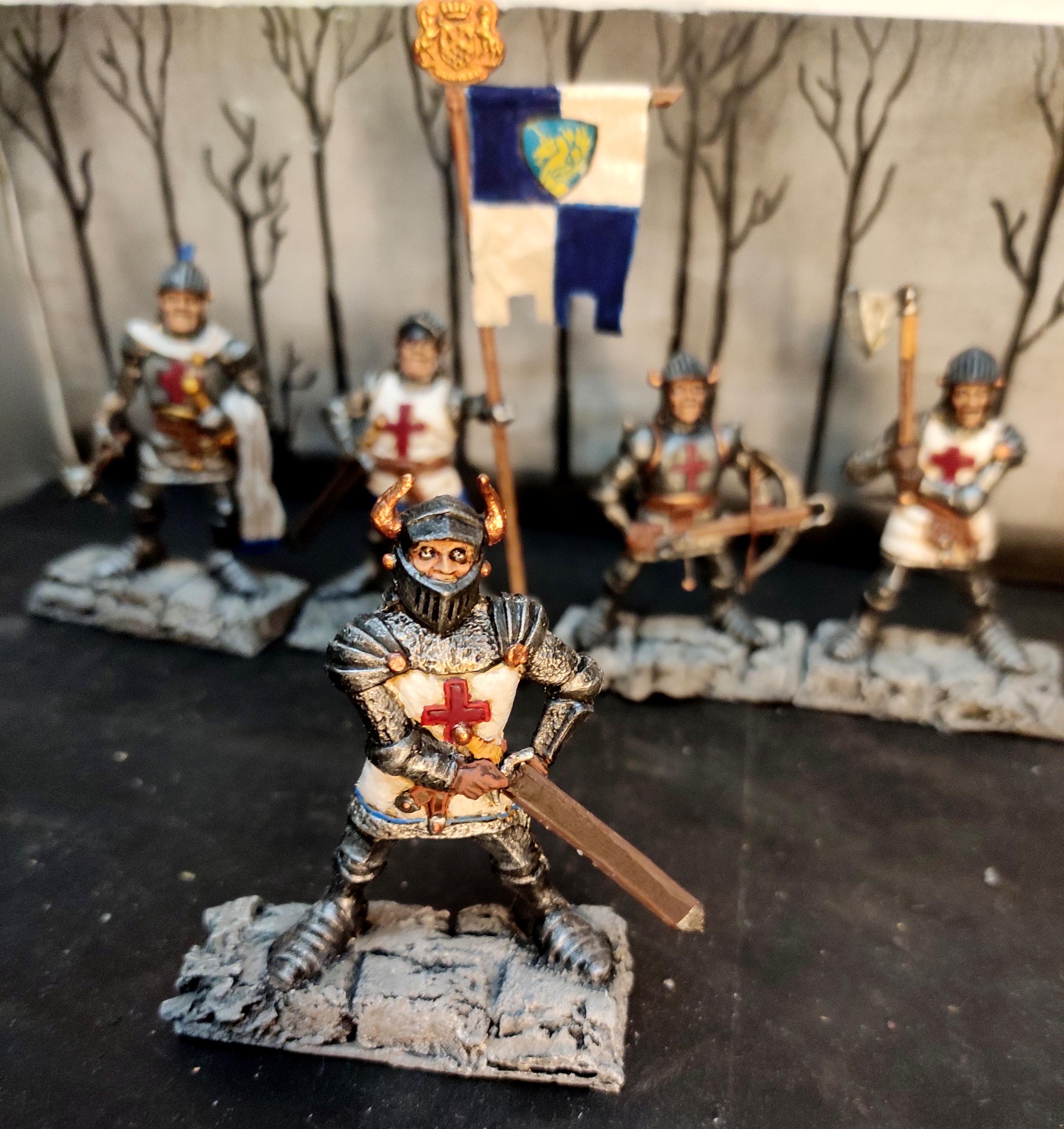 Conversion, Crusader, Fantasy Battles, From Russia, Infantry, Knights, Order, Regiment, Retro, Scratch Build, Sword, Technolog, Tehnolog