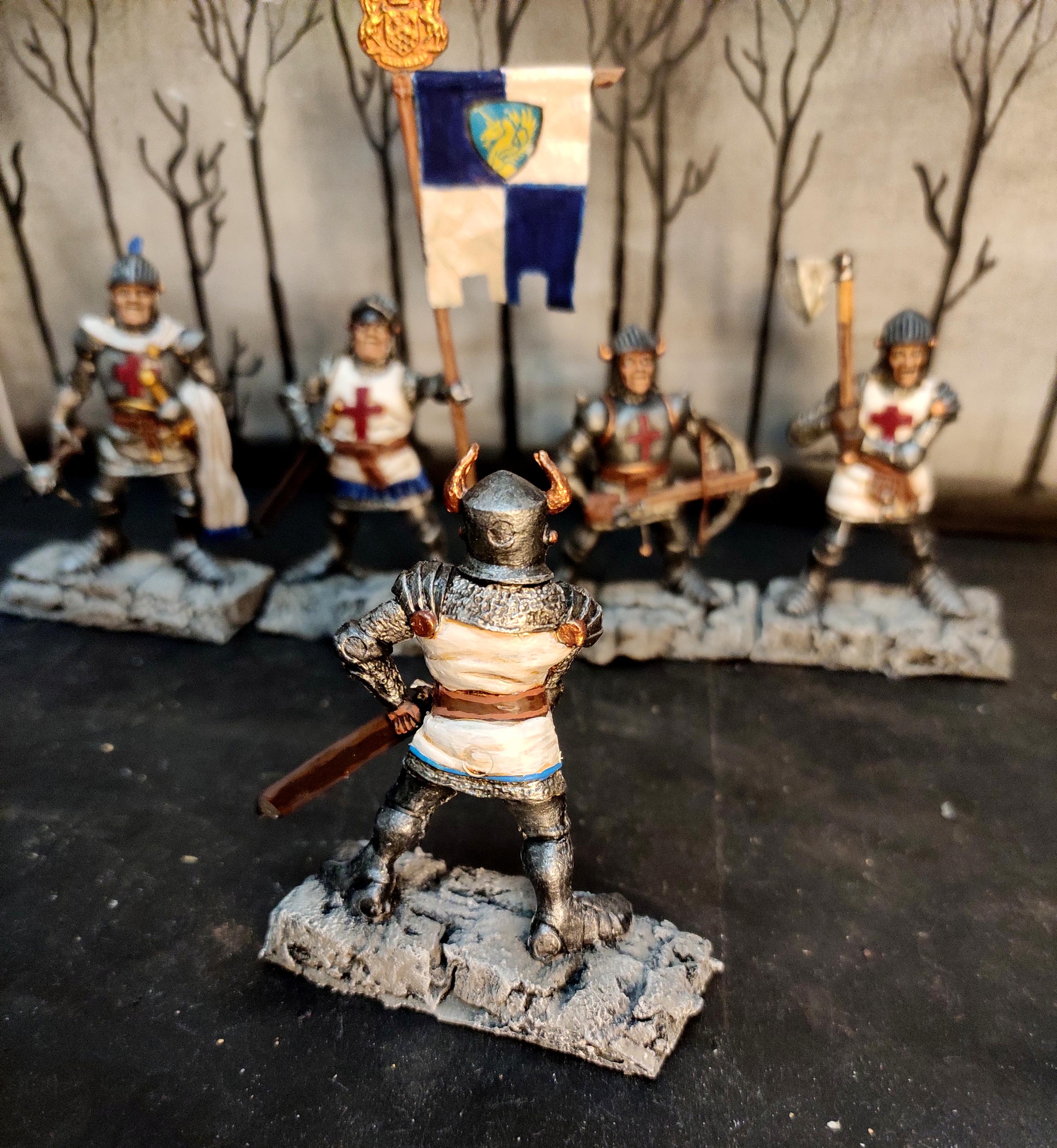 Conversion, Crusader, Fantasy Battles, From Russia, Infantry, Knights, Order, Regiment, Retro, Sword, Technolog, Tehnolog