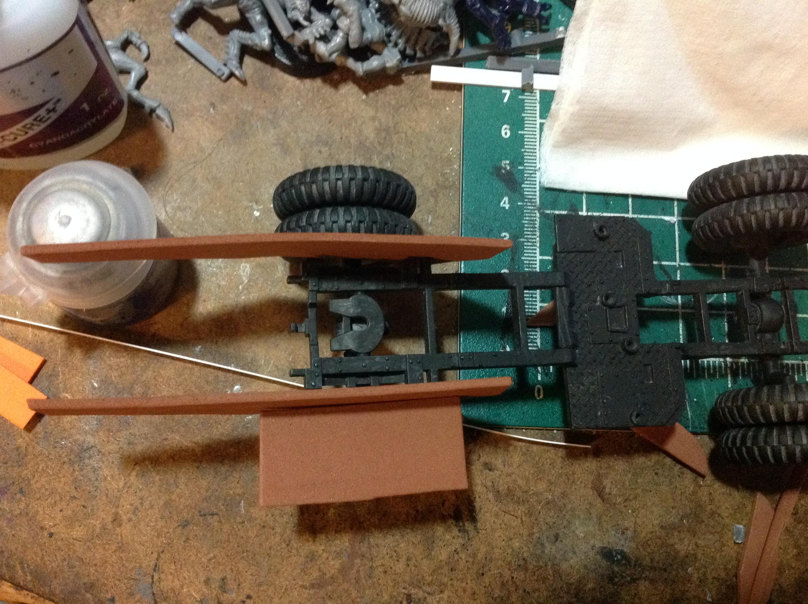 #raqrexchallenge, Orks, Trukk, Waaazag, Warhammer 40,000, Work In Progress