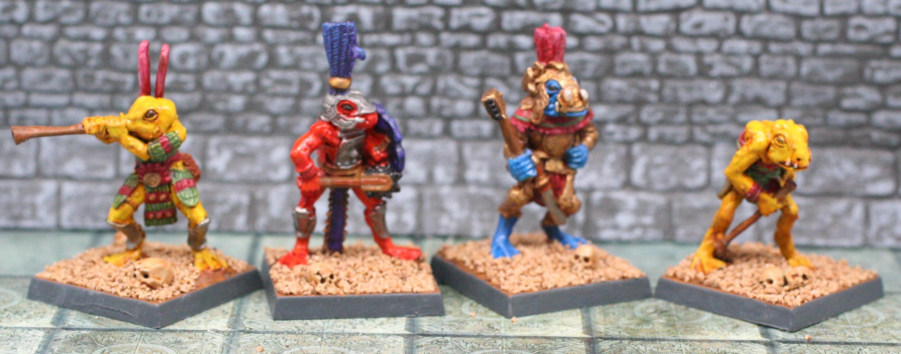 Slann warband front
