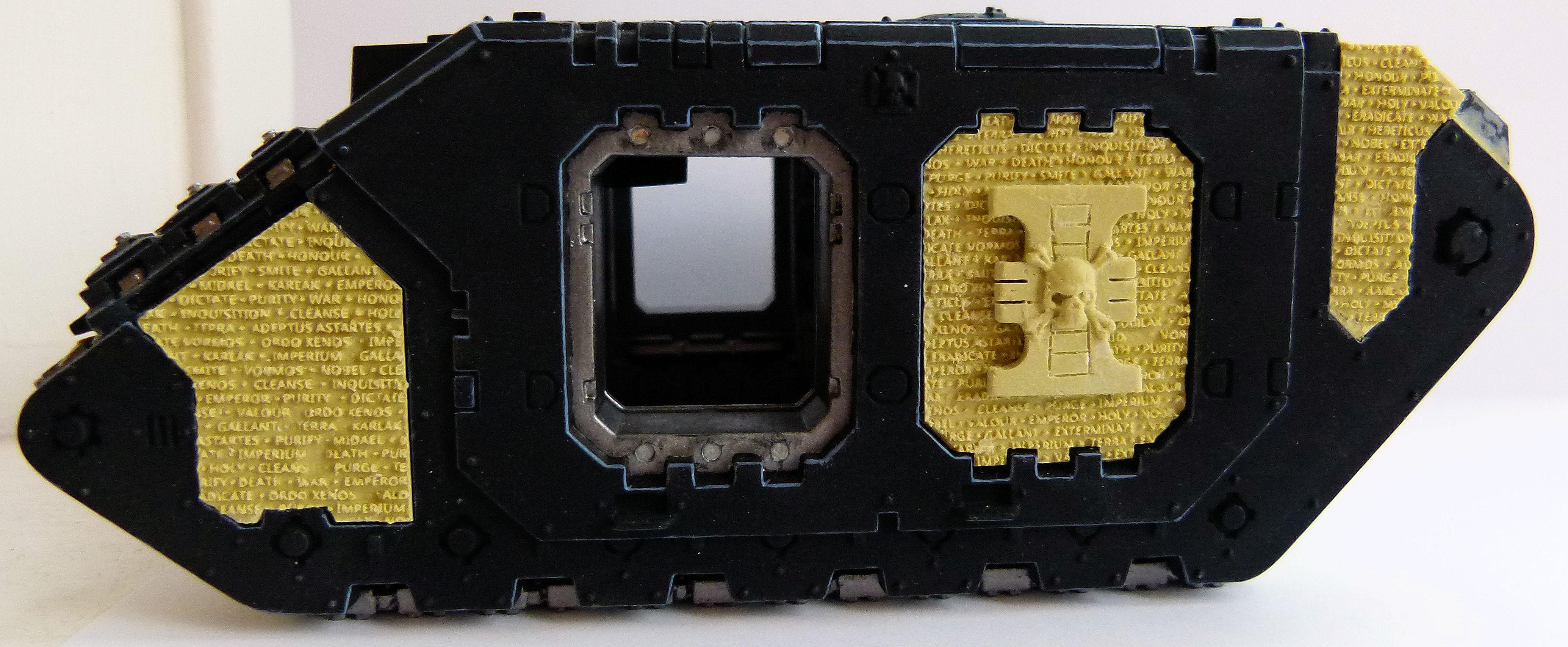Deathwatch Land Raider 2 WIP Left Side