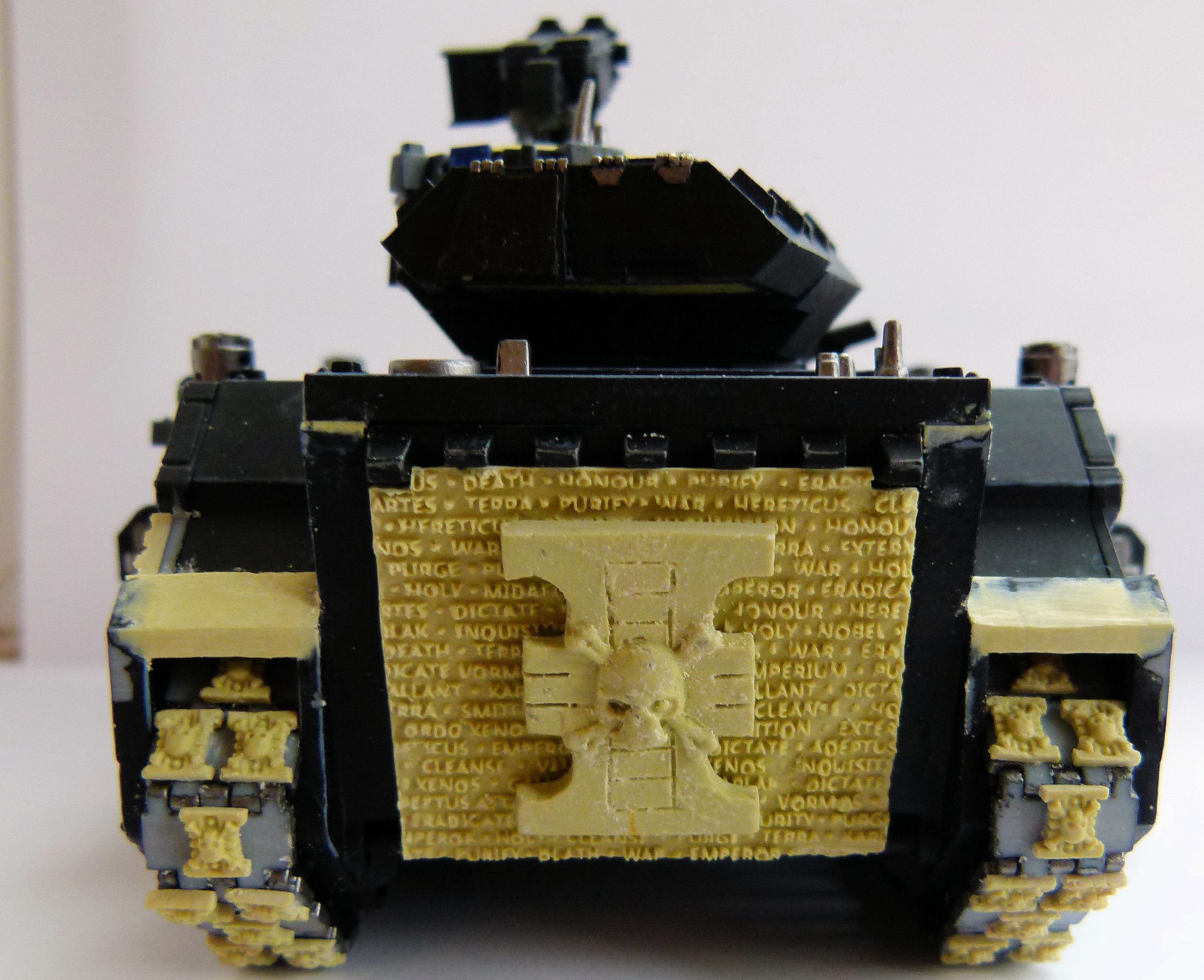 Deathwatch Predator 1 WIP Rear