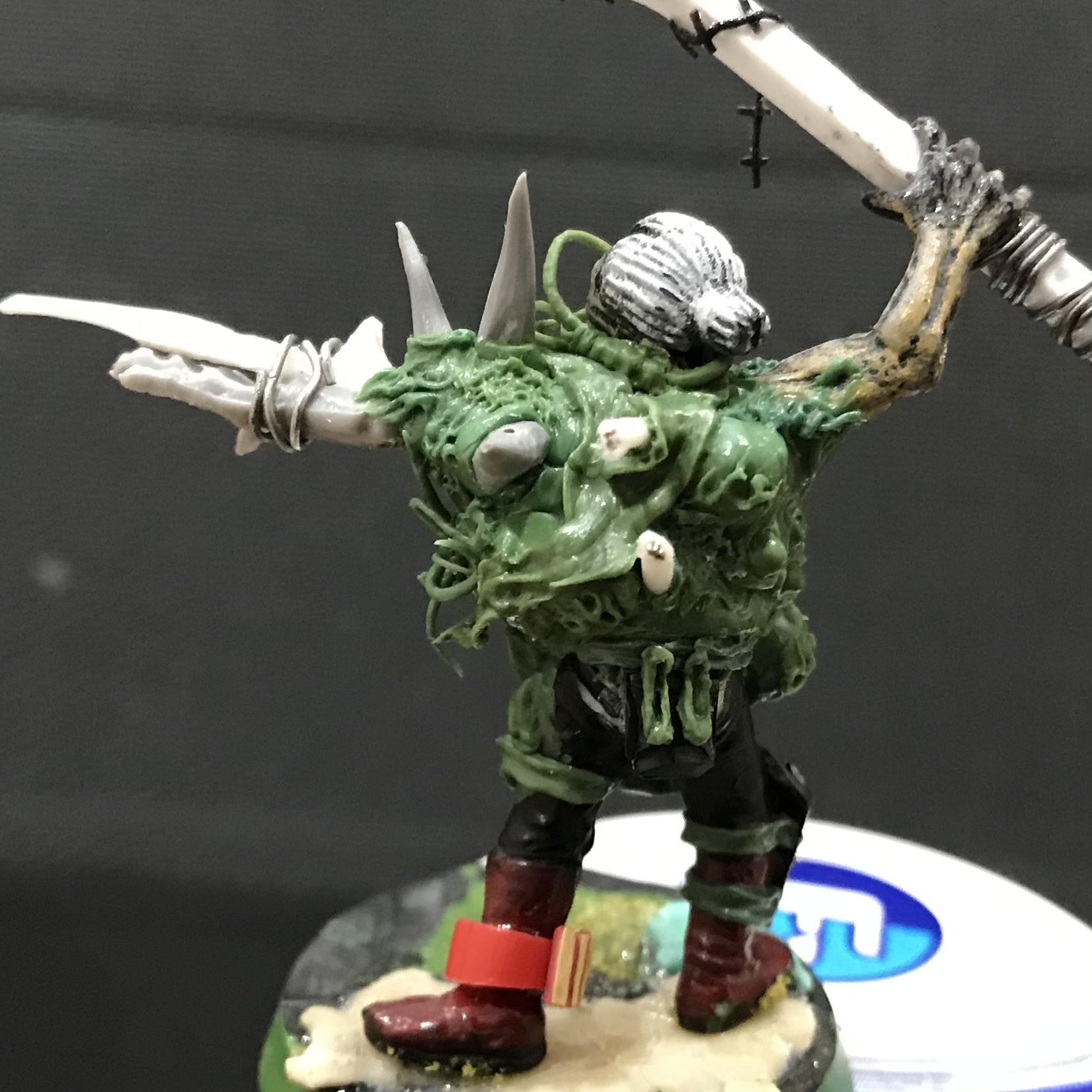 Greenstuff, Nurgle, Poxwalkers, Work In Progress