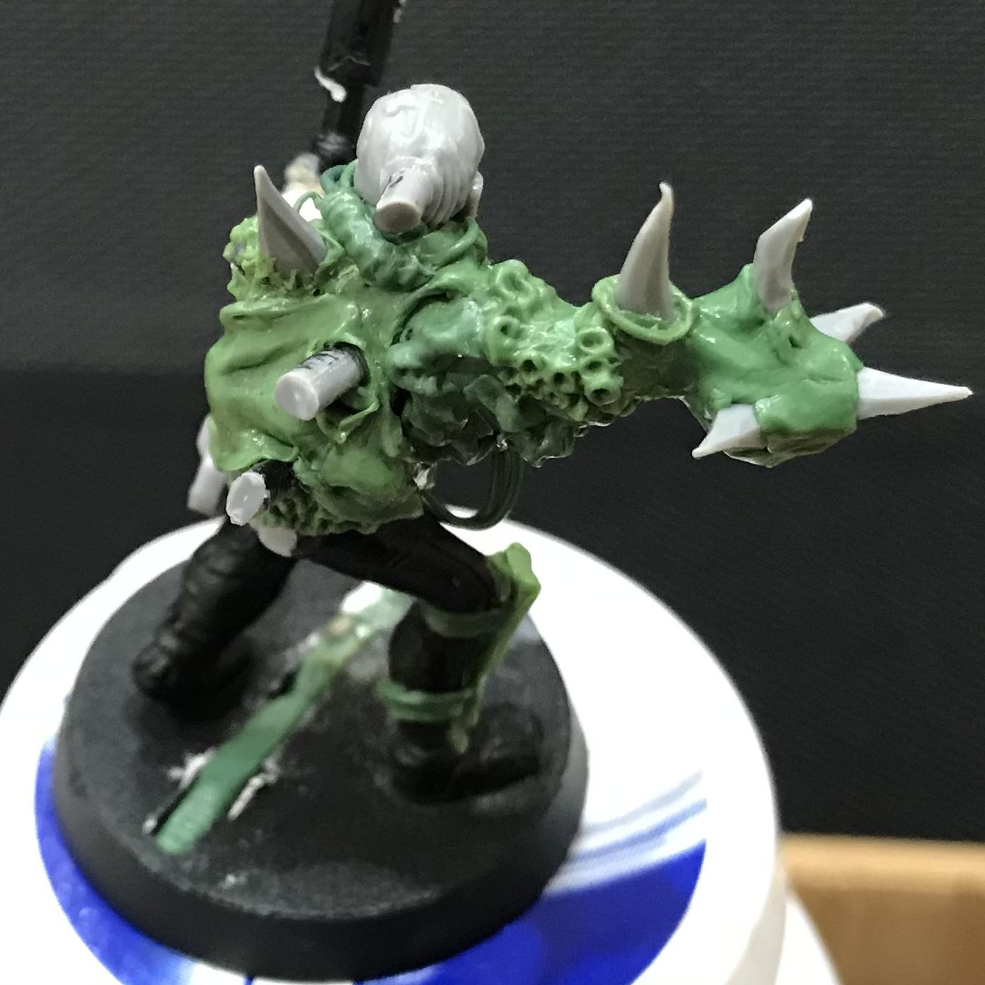 Greenstuff, Nurgle, Poxwalkers, Work In Progress
