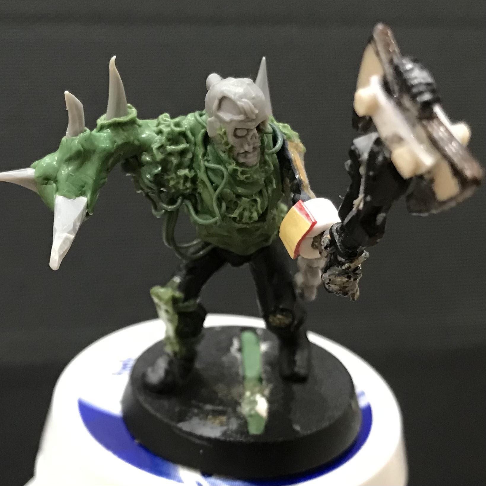 Greenstuff, Nurgle, Poxwalkers, Work In Progress
