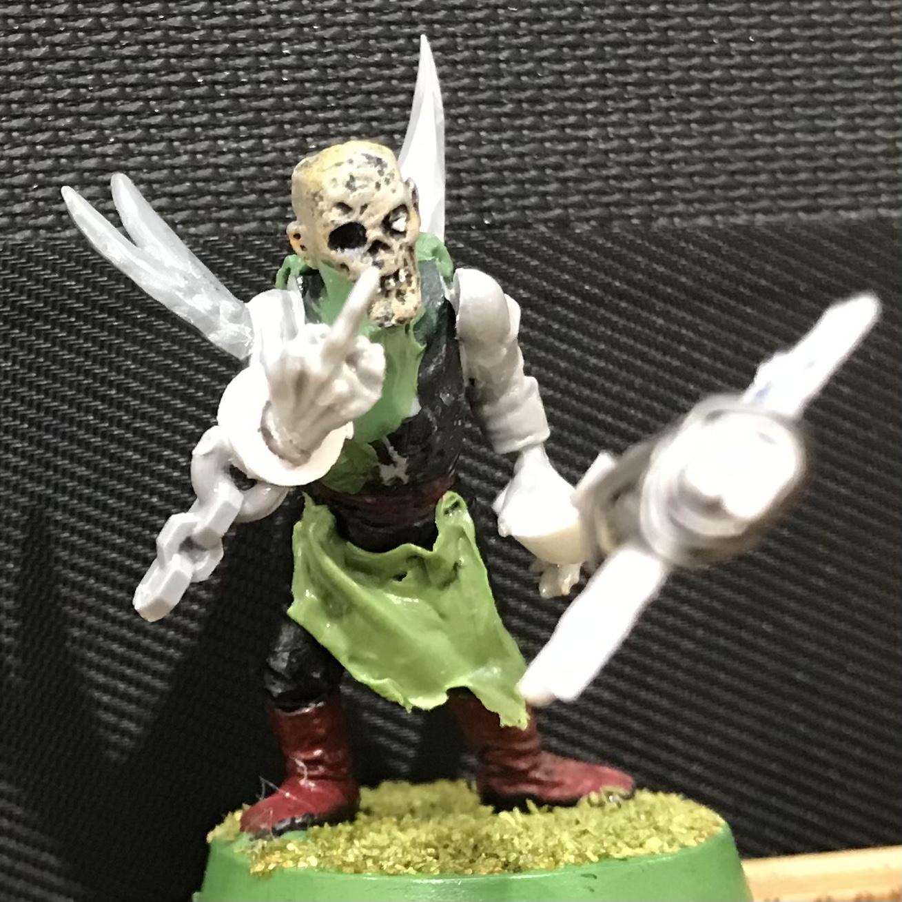 Greenstuff, Nurgle, Poxwalkers, Work In Progress