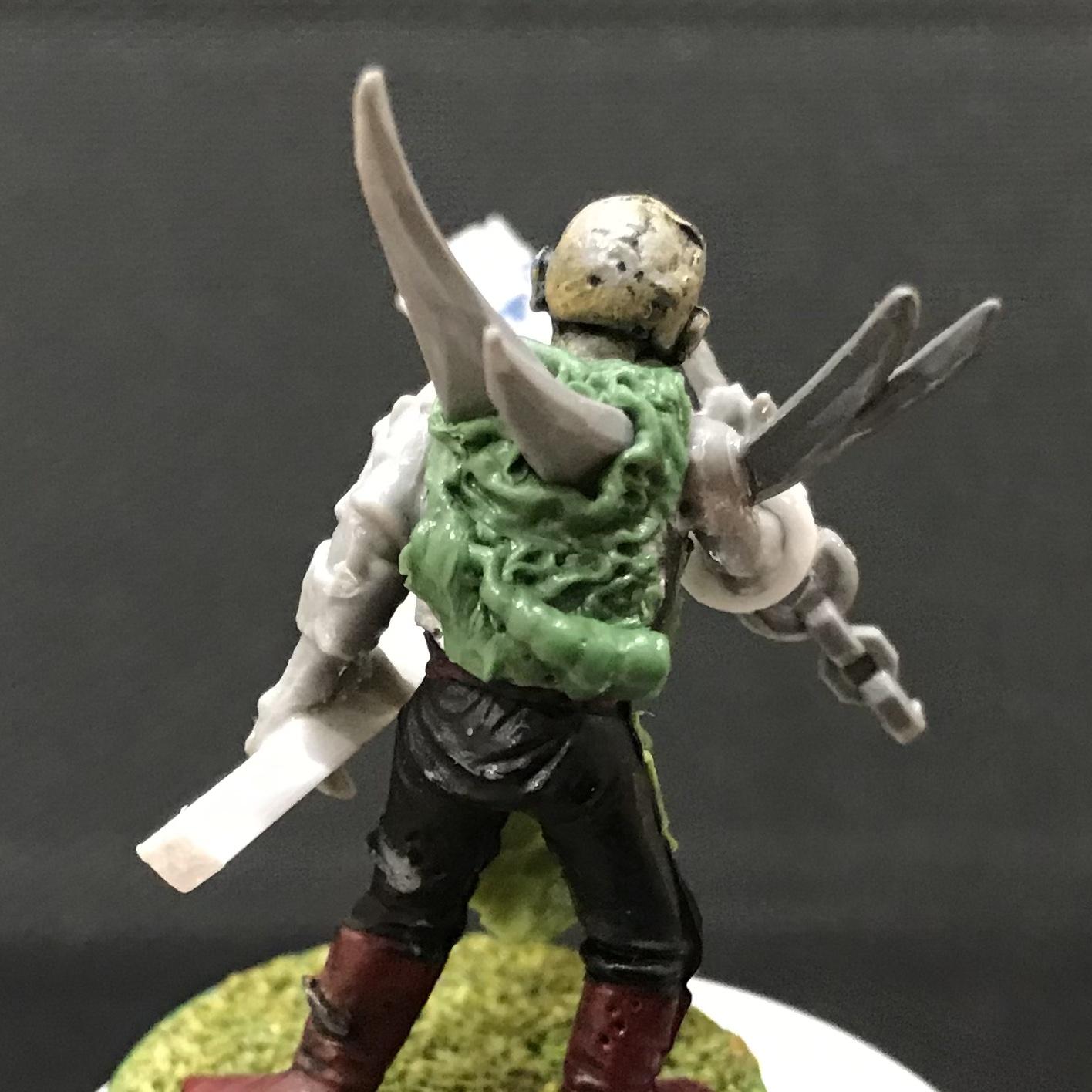 Greenstuff, Nurgle, Poxwalkers, Work In Progress