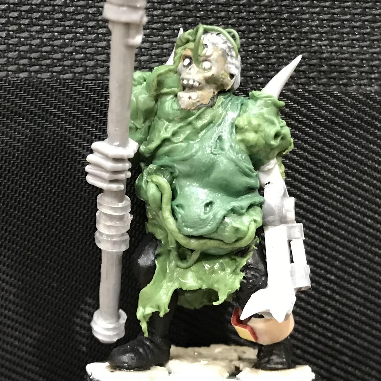 Greenstuff, Nurgle, Poxwalkers, Work In Progress