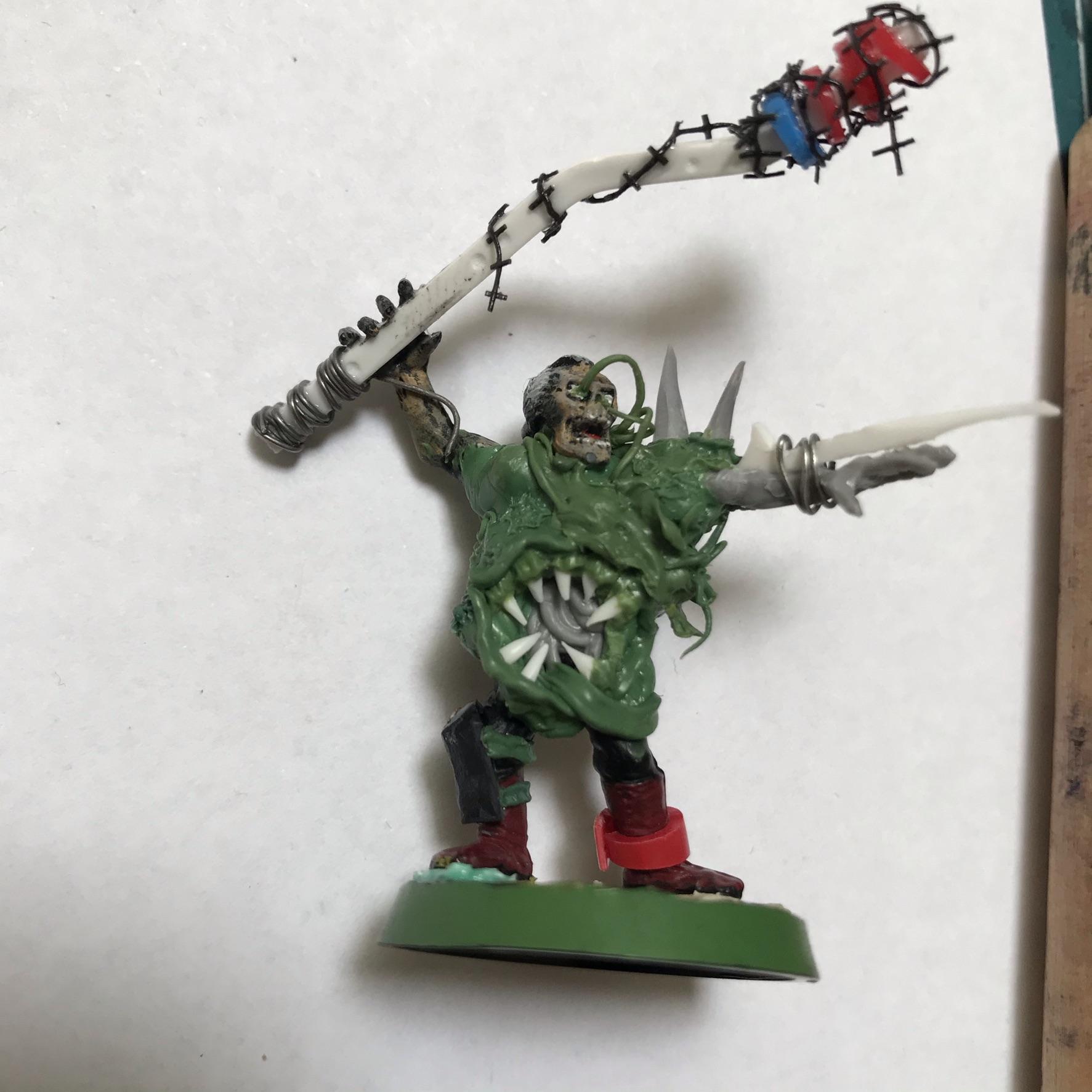 Greenstuff, Nurgle, Poxwalkers, Work In Progress