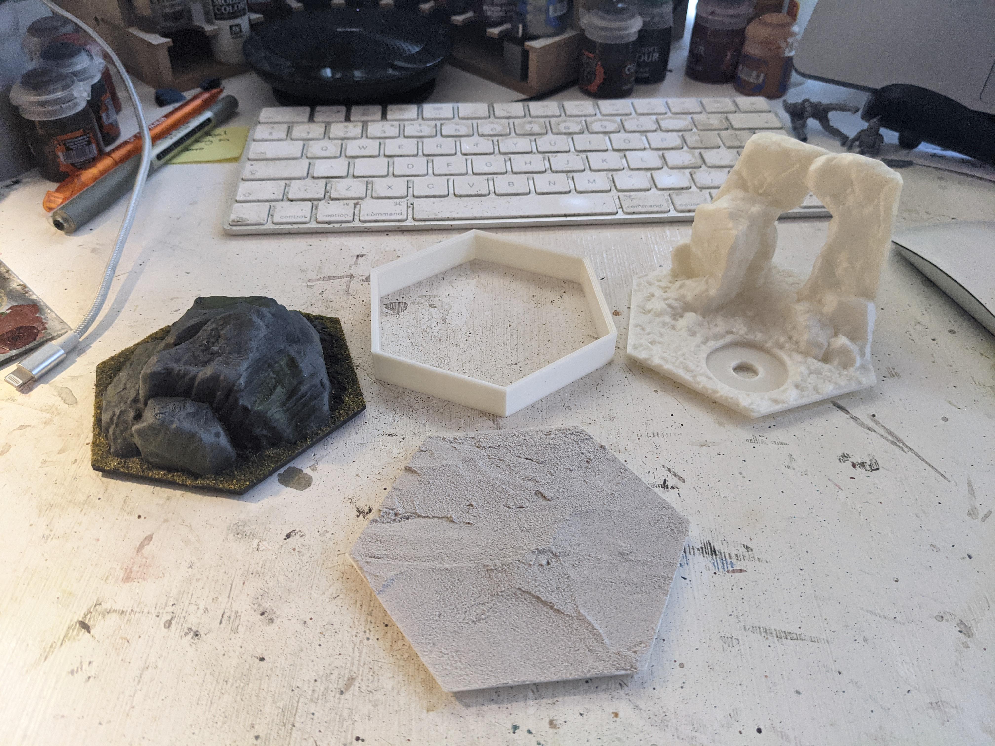 3d printed hexes
