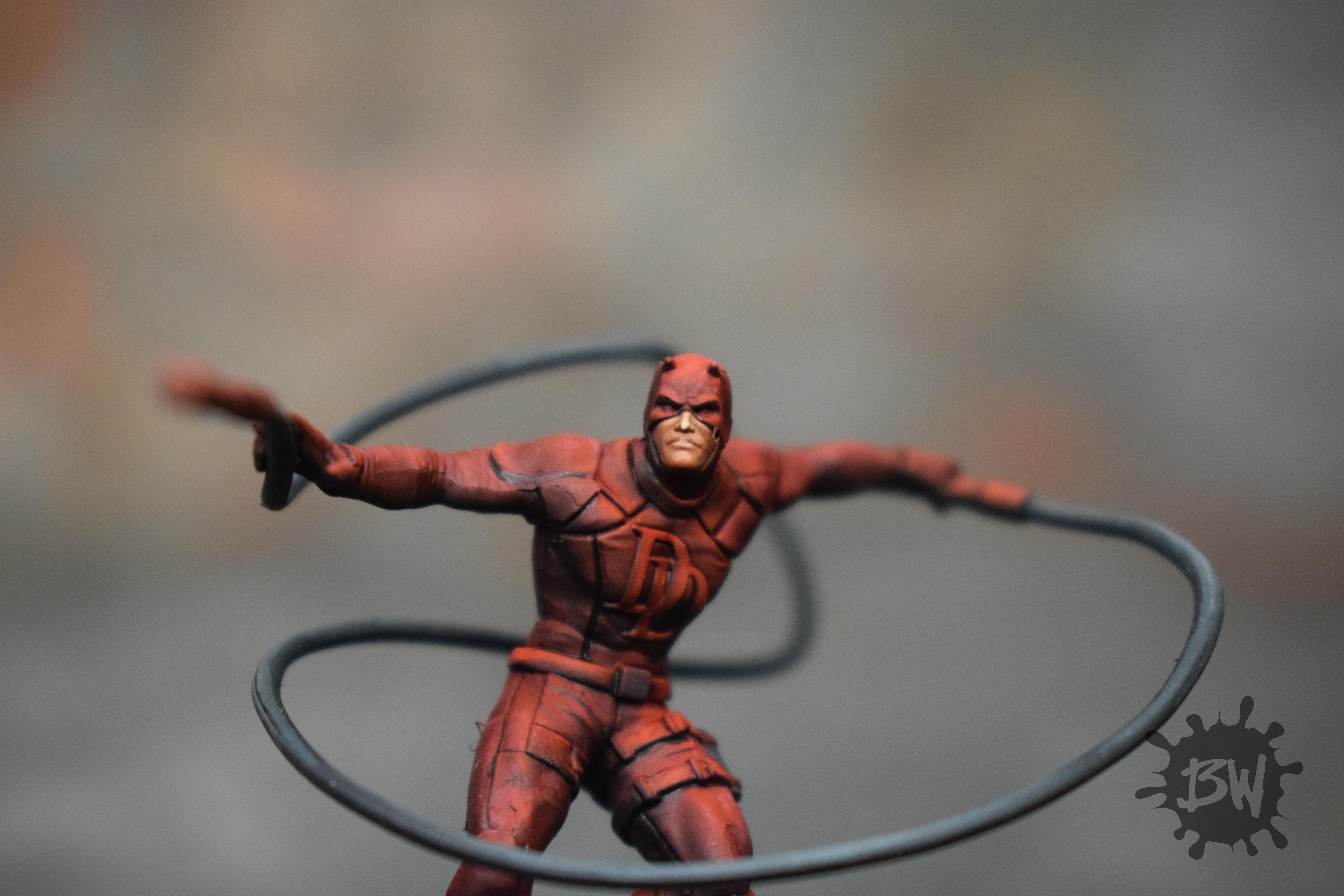Amg, Atomic Mass Games, Bw, Daredevil, Marvel, Marvel Crisis Protocol
