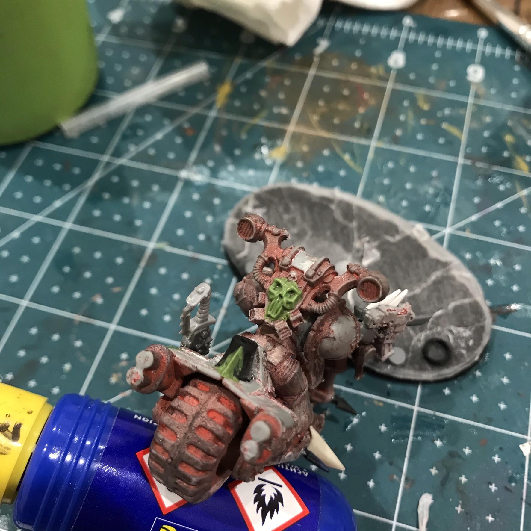 Aspiring Champion, Bike, Chaos Champion On Bike, Chaos Space Marines, Conversion, Ebay Rescue, Iron Warriors, Work In Progress