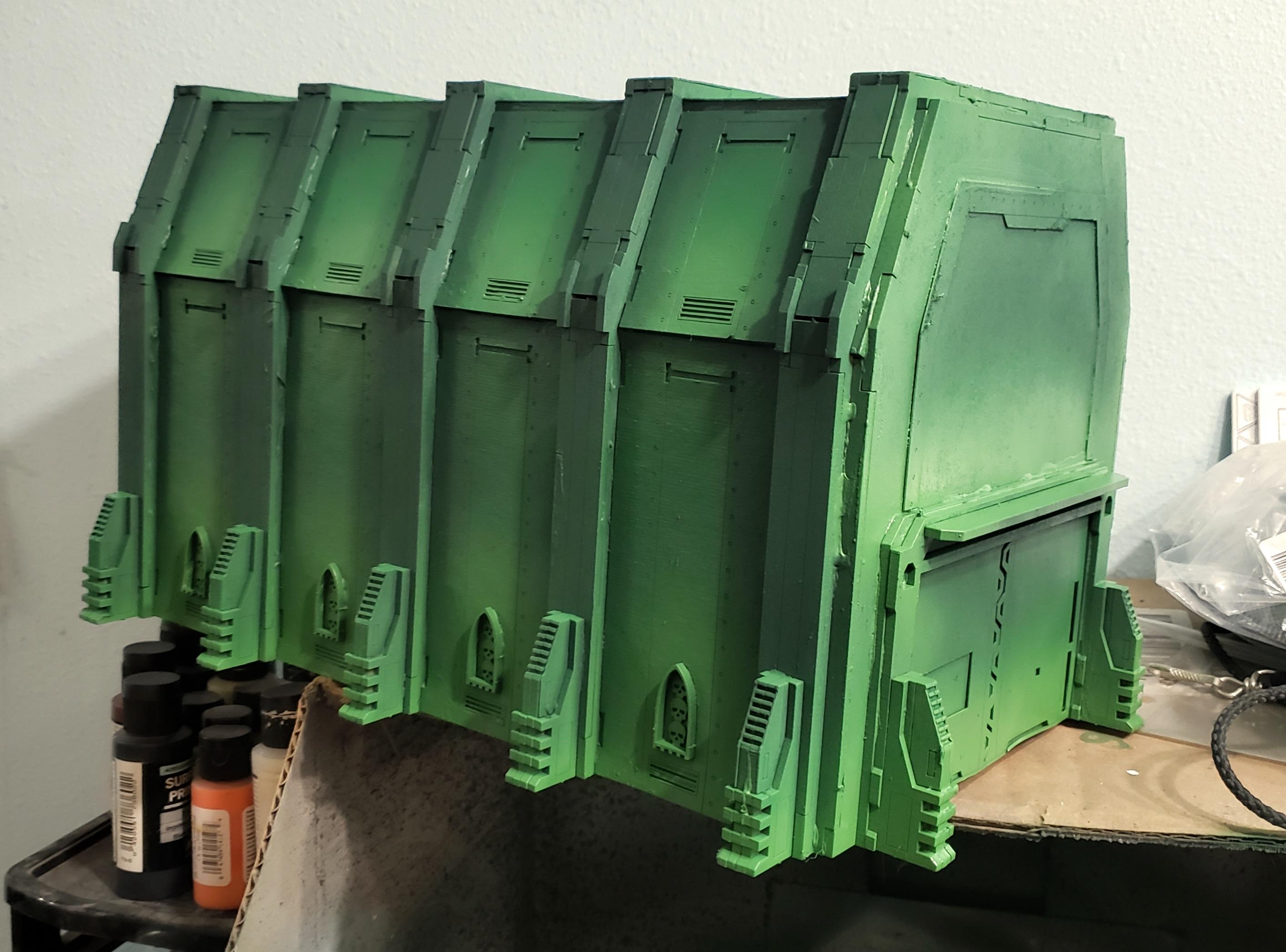 Mantis Warrior terrain (WIP)