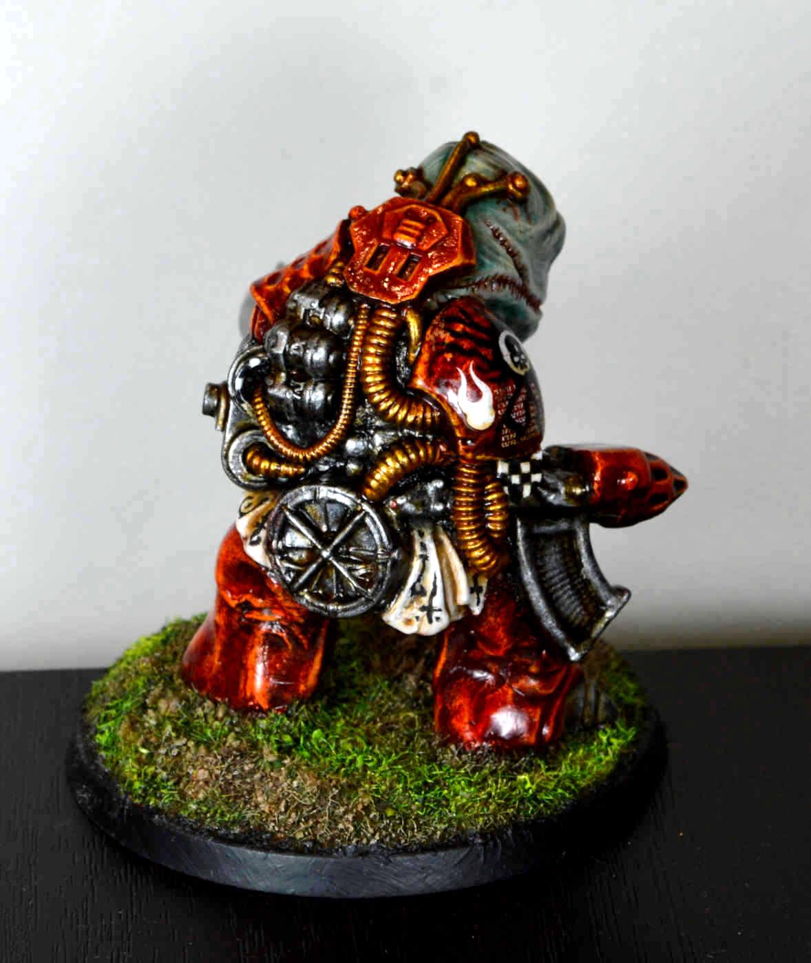 Chaos, Chaos Space Marines, Conversion, Do-it-yourself, Golem, Helbrute, Monster, Mutant, Scratch Build, Sculpting, Vehicle, Walker