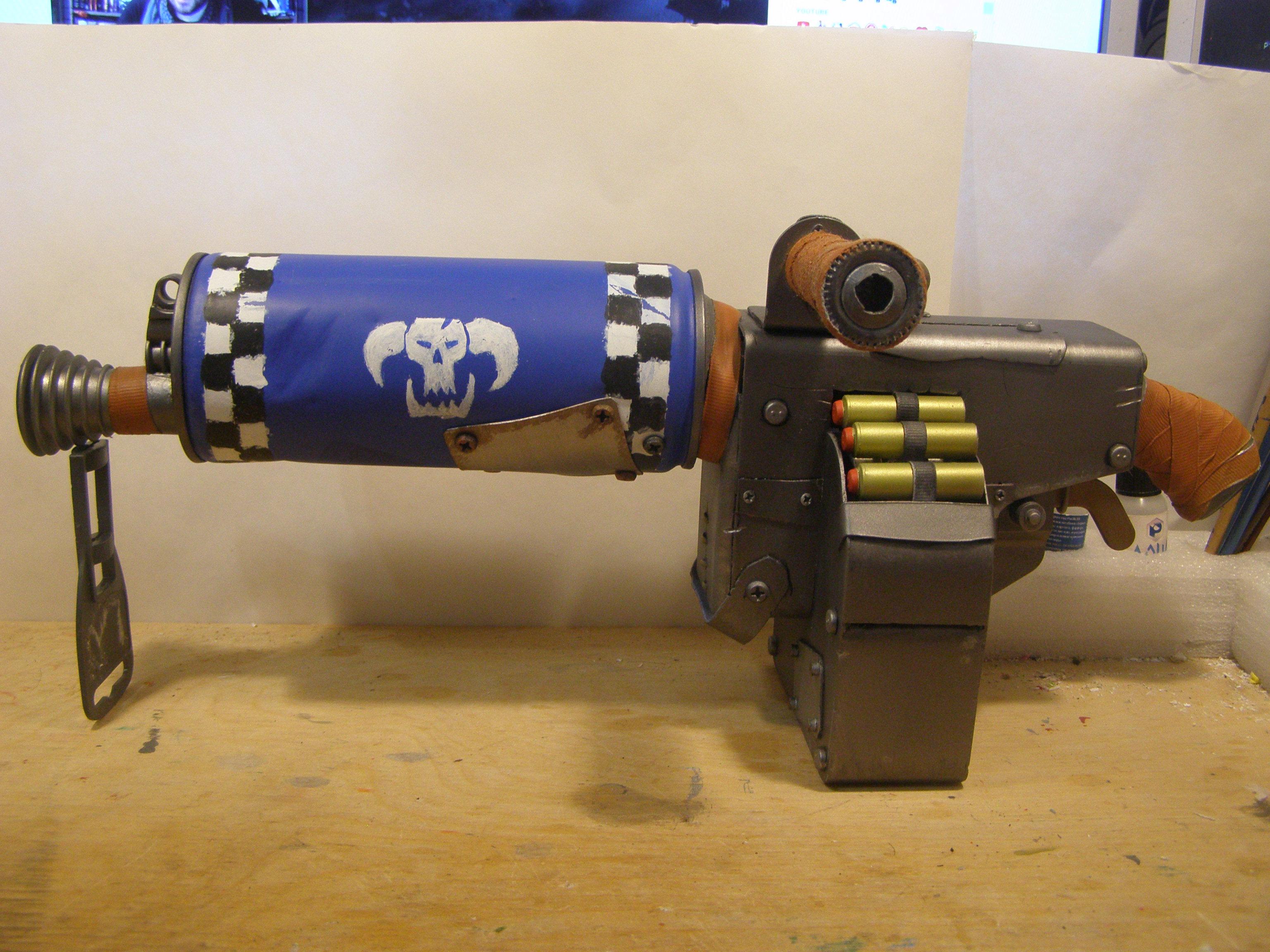 Bolter, Orcs, Scratch Build, Shoota, Warhammer 40,000