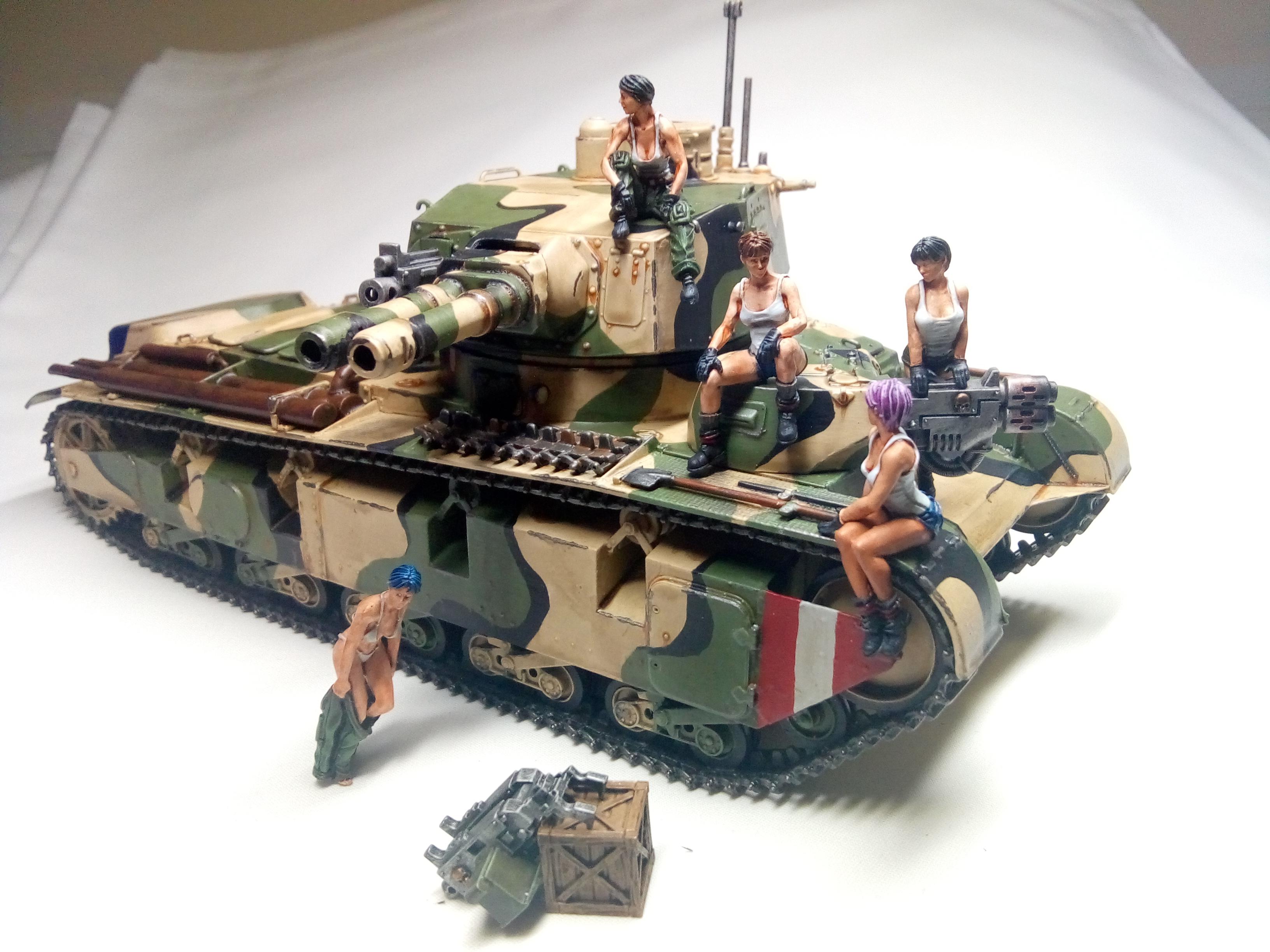 Armor, Conversion, Diorama, Leman, Russ, Tank