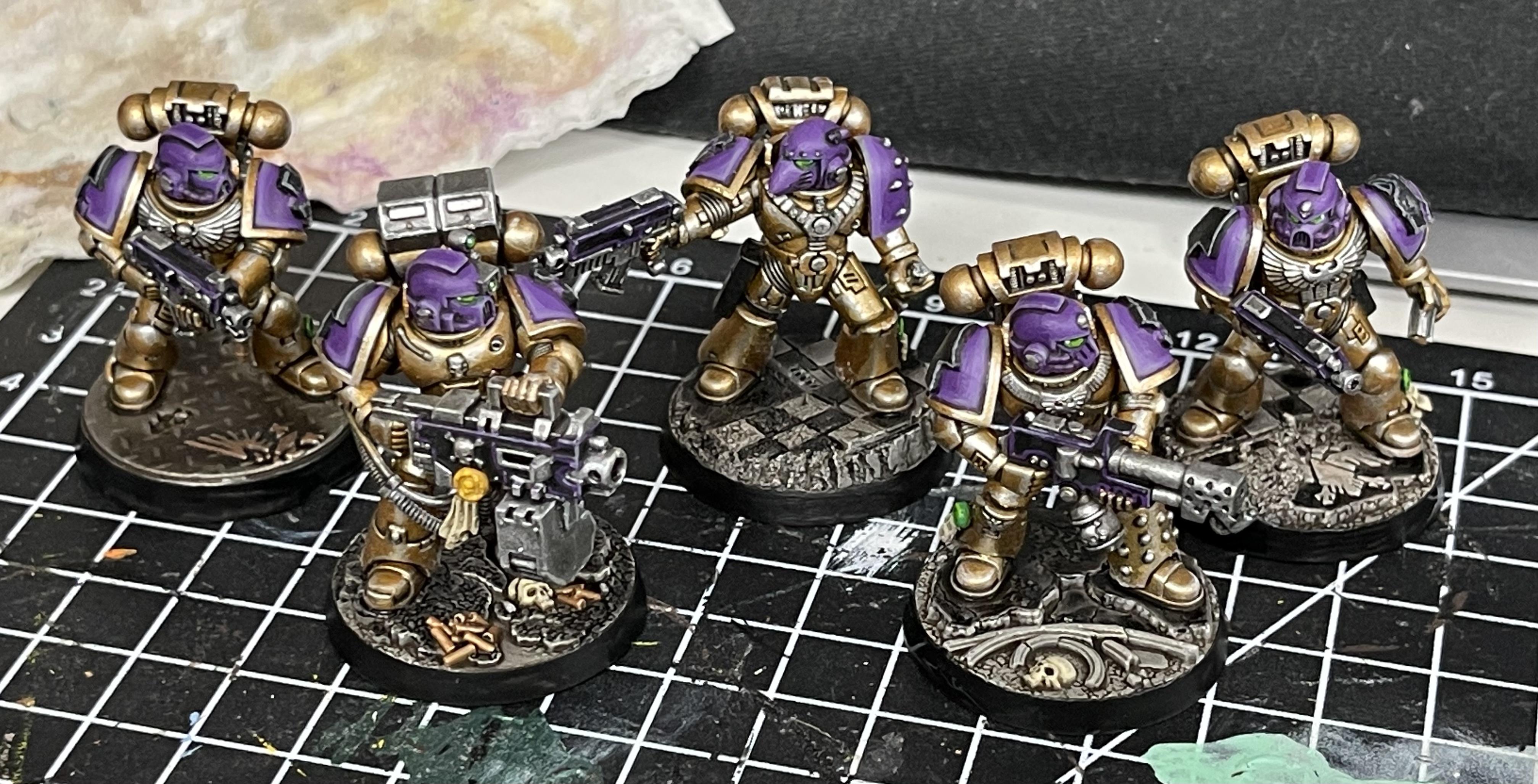 Kitbash, Space Marine Adventures, Space Marine Heroes, Space Marines, Tactical Squad, Void Panthers, Warhammer 40,000