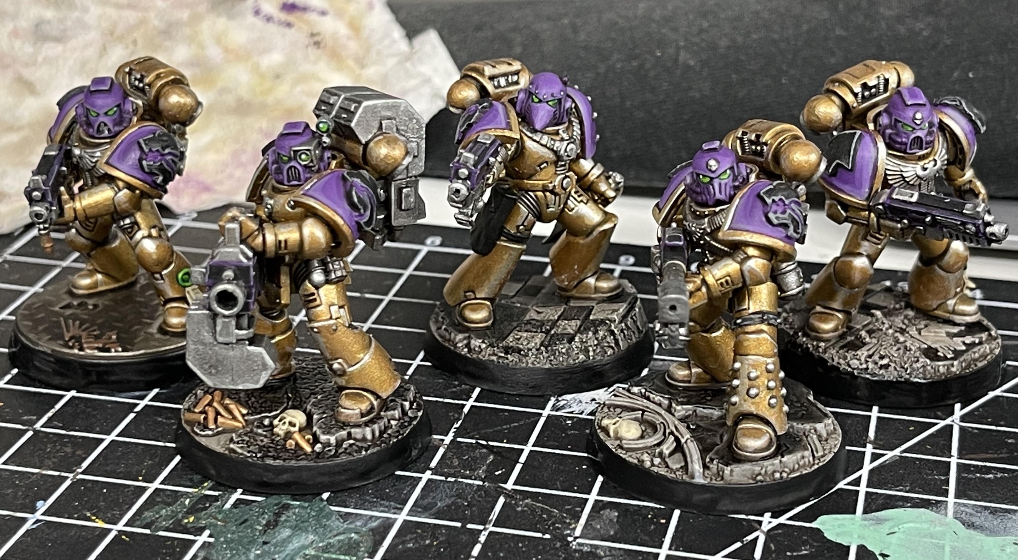 Kitbash, Space Marine Adventures, Space Marine Heroes, Space Marines, Tactical Squad, Void Panthers, Warhammer 40,000