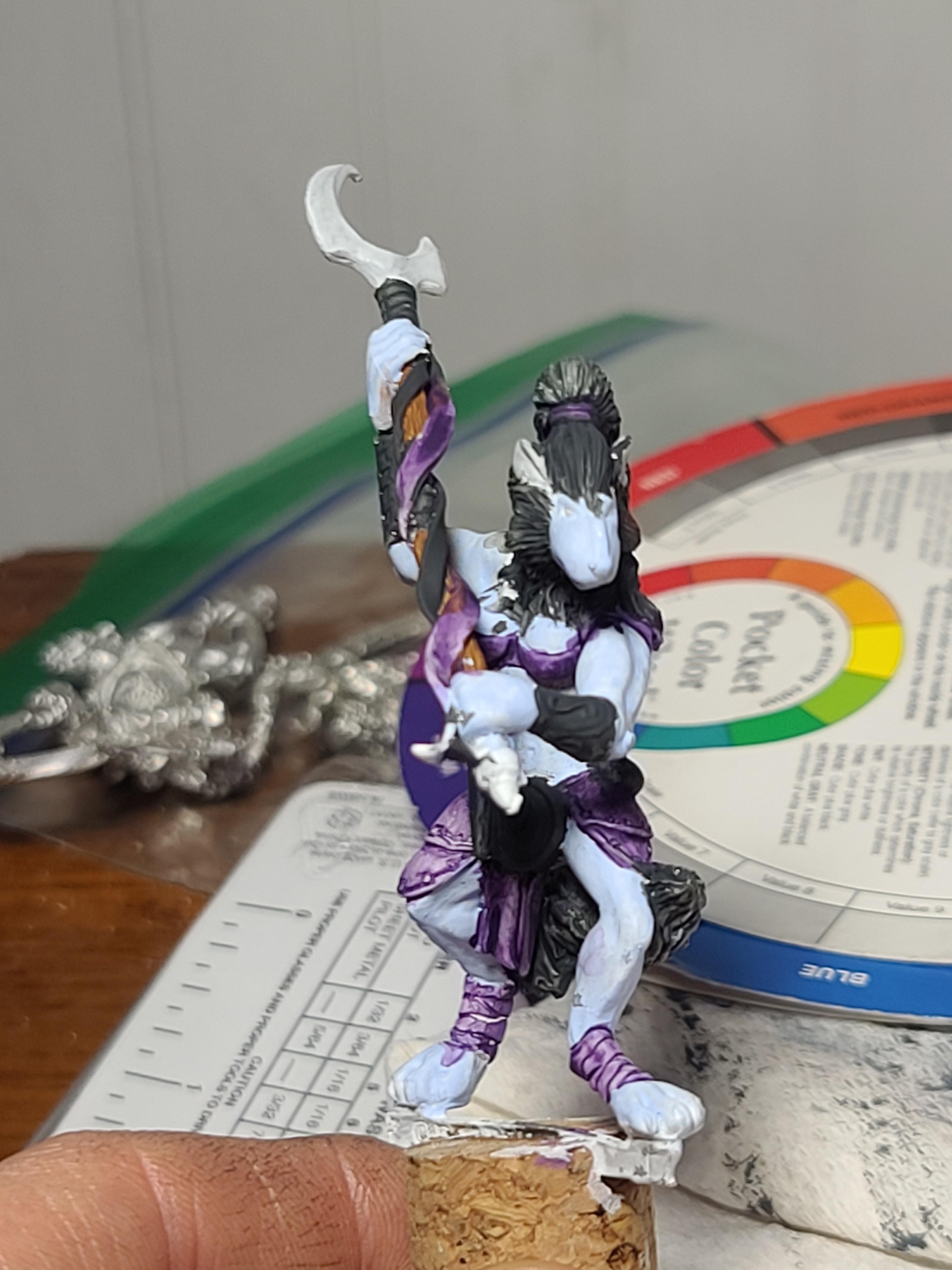 Female, Lycanthrope, Reaper Miniatures, Wizard, Wolf, Wulfen