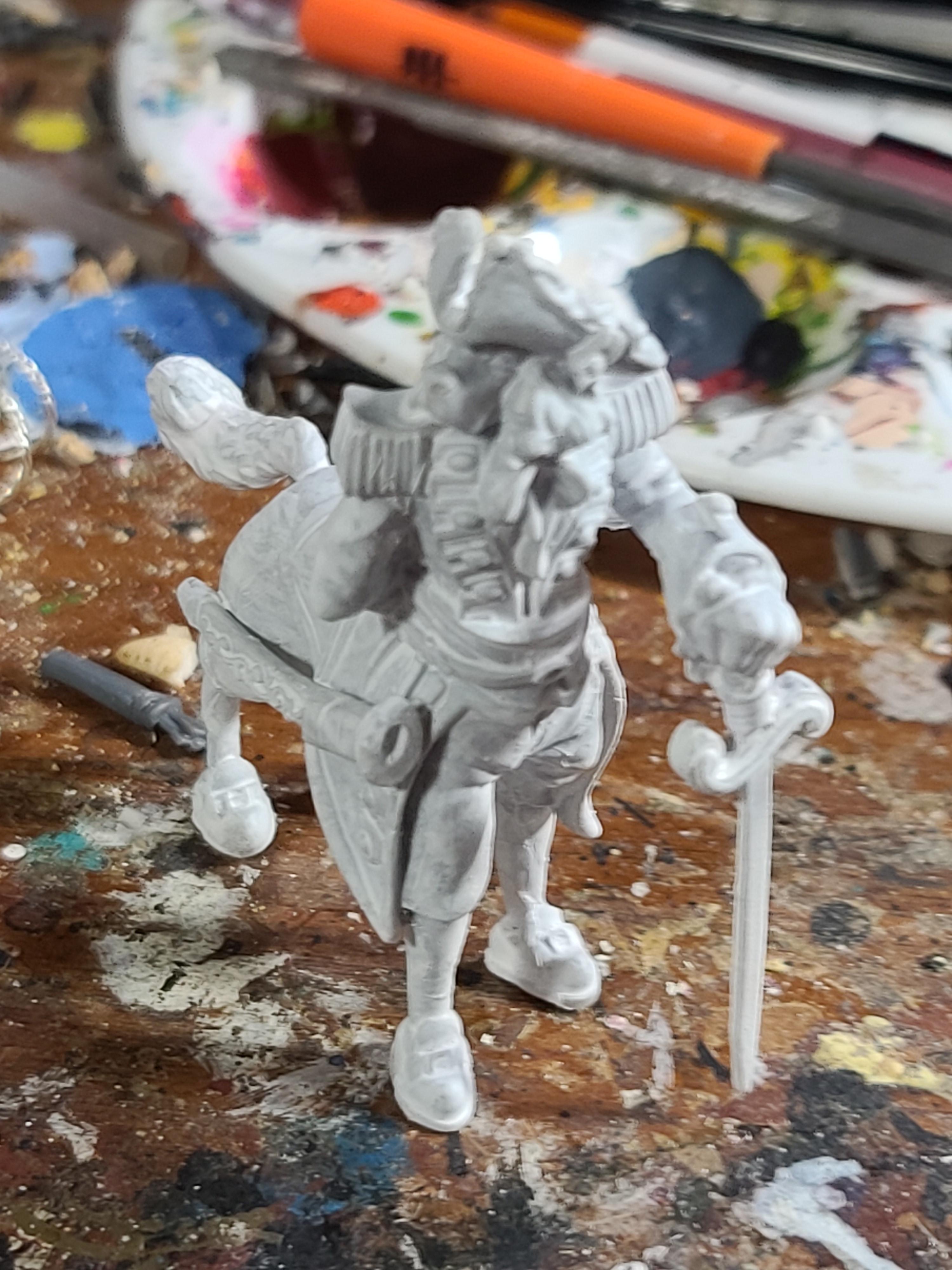 Dog, Furry, Officer, Punga Miniatures, Taur