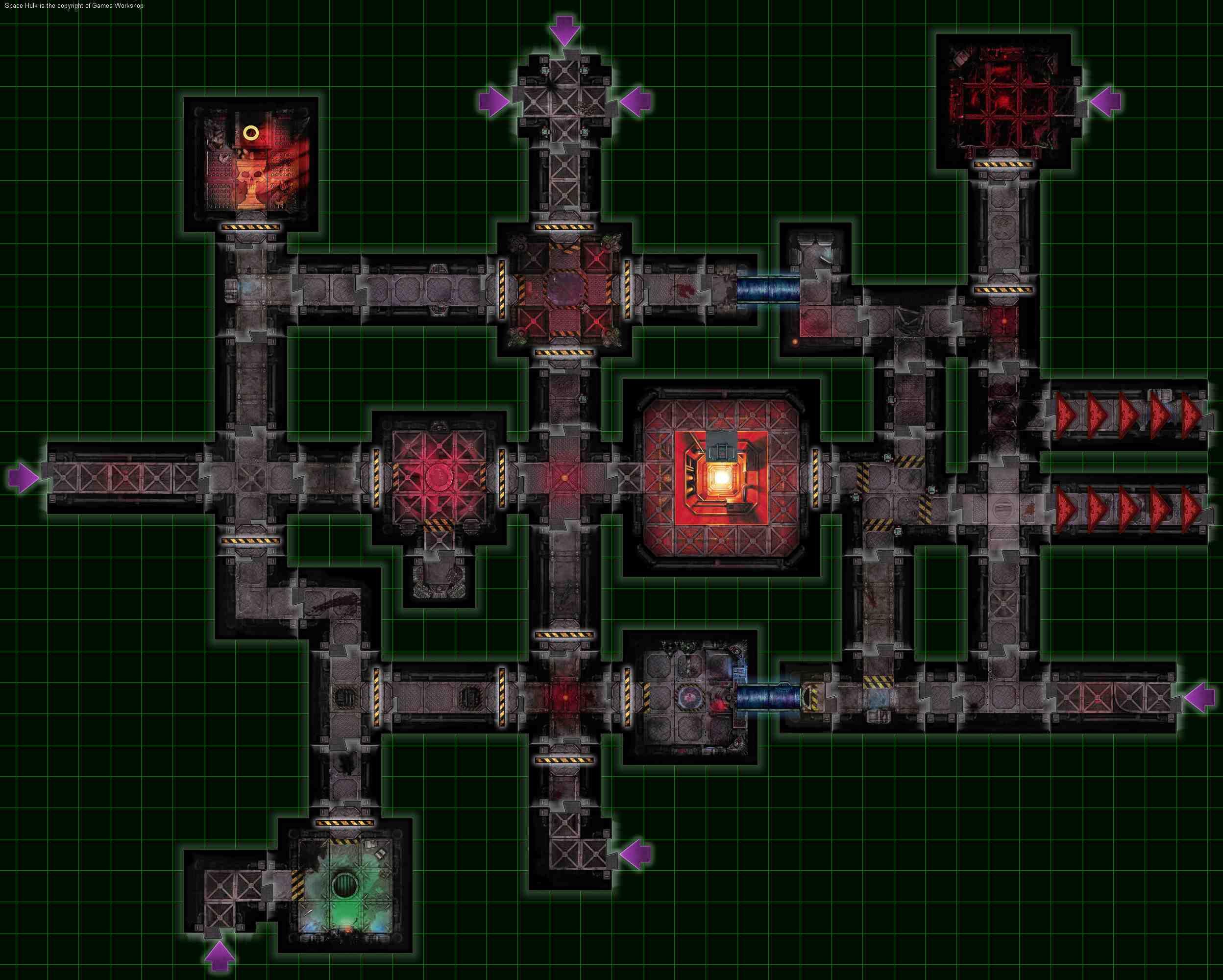 Campaign, Jaws Of Hell, Map, Space Hulk