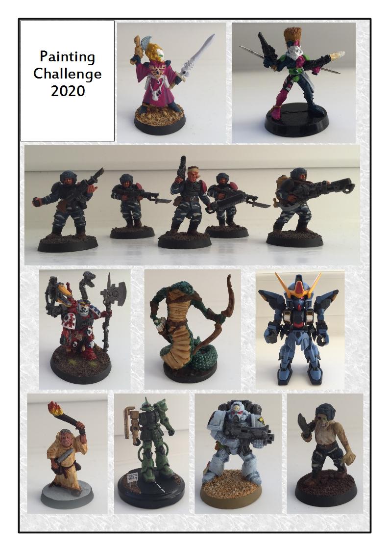 Gunpla, Reaper, Warhammer Fantasy