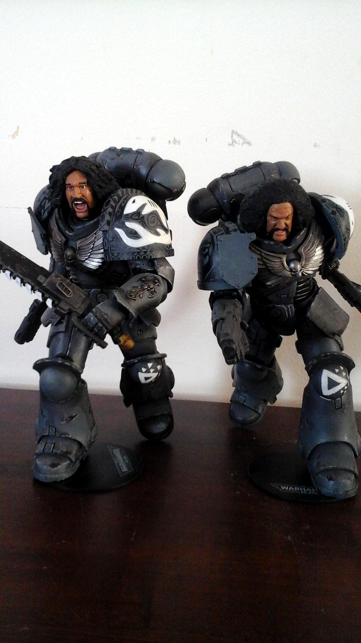 Action Figure, Space Marines, Space Sharks, Toy