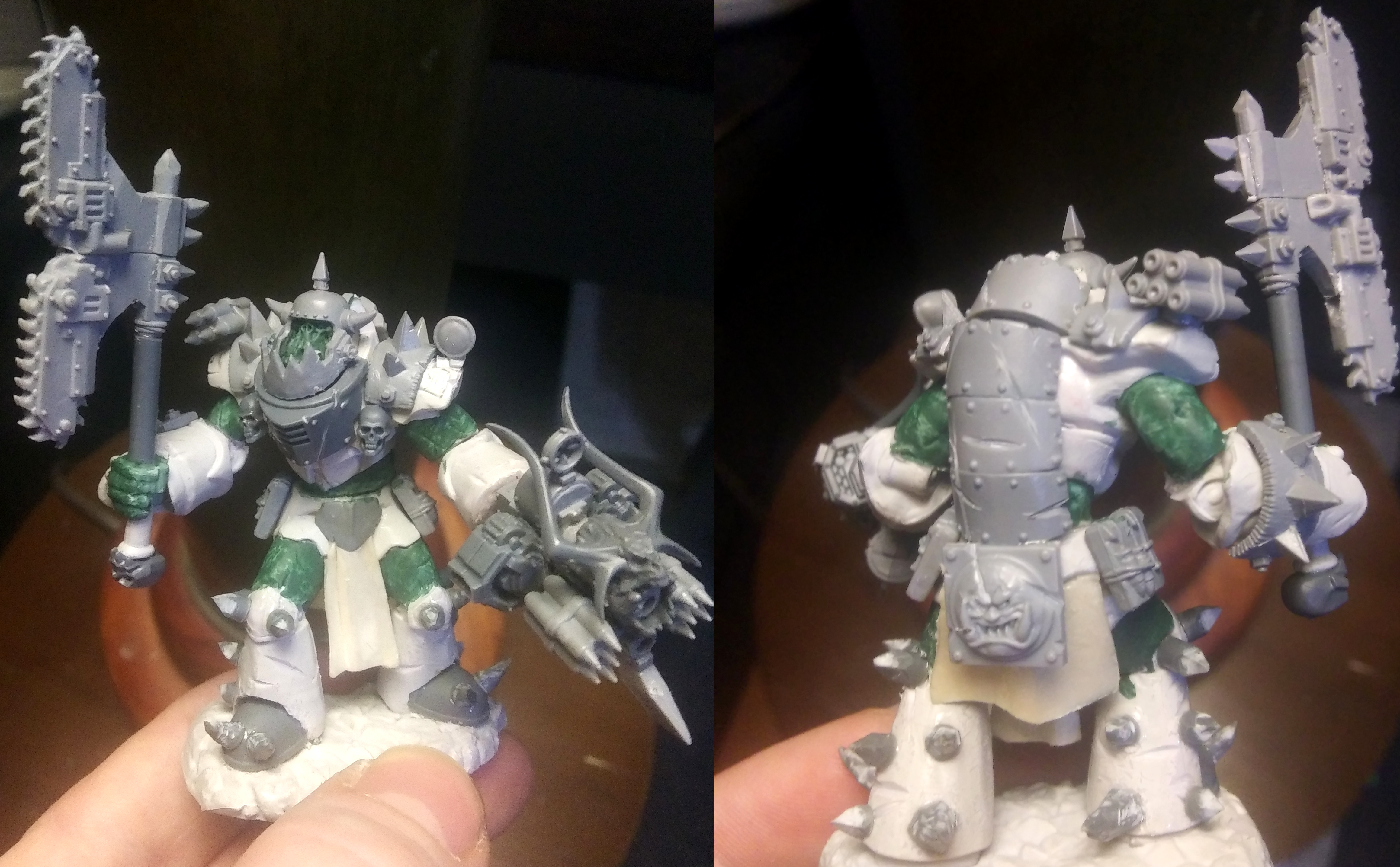 Conversion, Custom, Kitbash, Orks, Warhammer 40,000, Warhammer Orks, Work In Progress