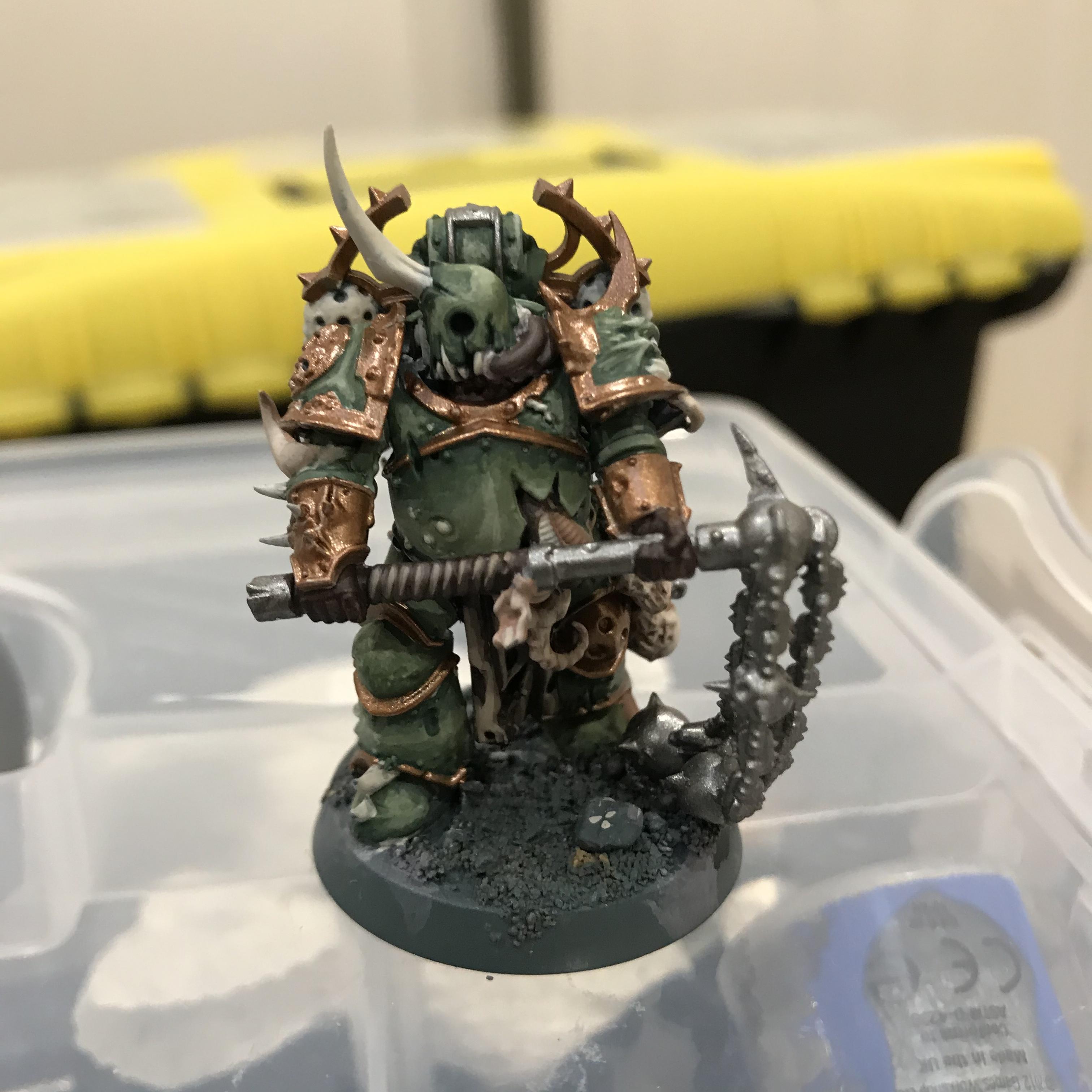 Death Guard, Model Of The Month, Work In Progress