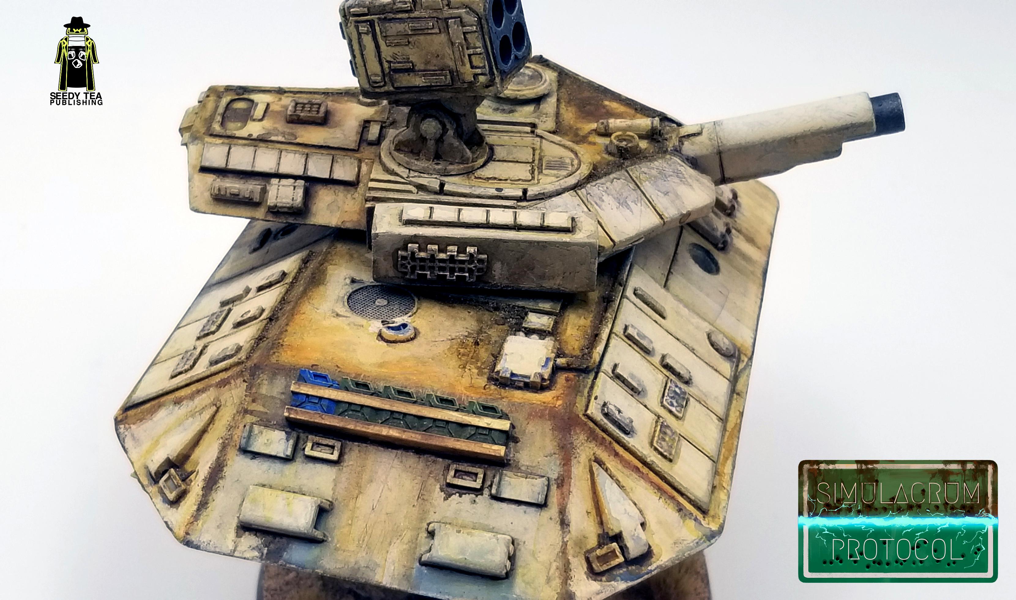 Rail Gun Turret rear