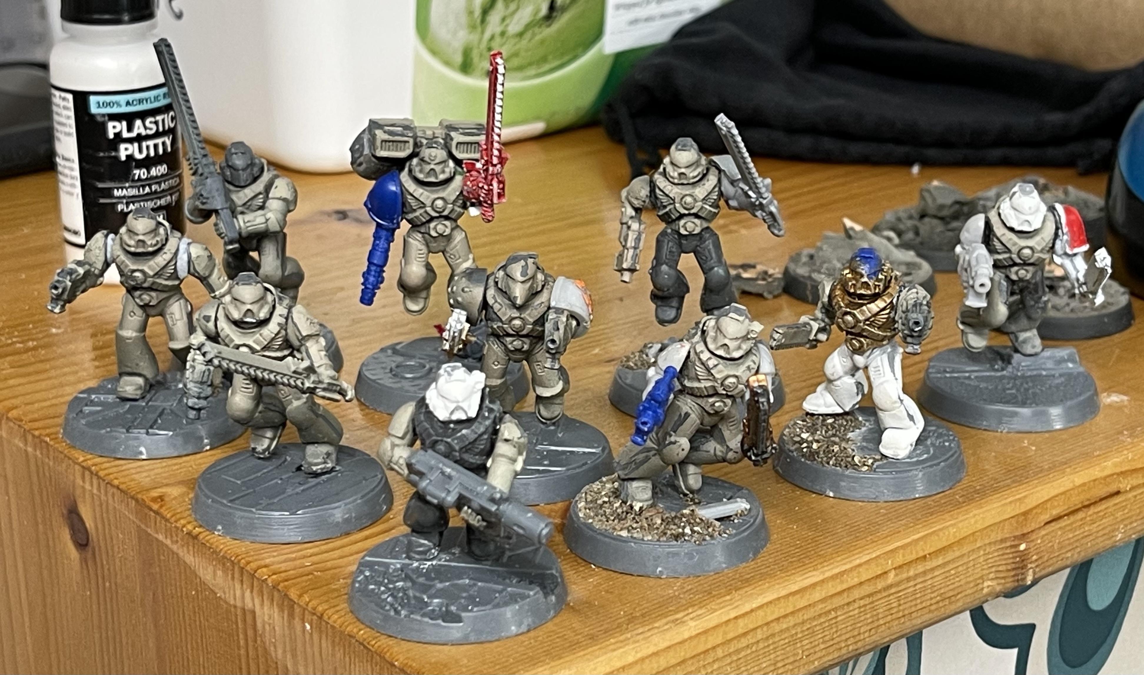 Assault Squad, Jump Pack, Space Marines, Warhammer 40,000