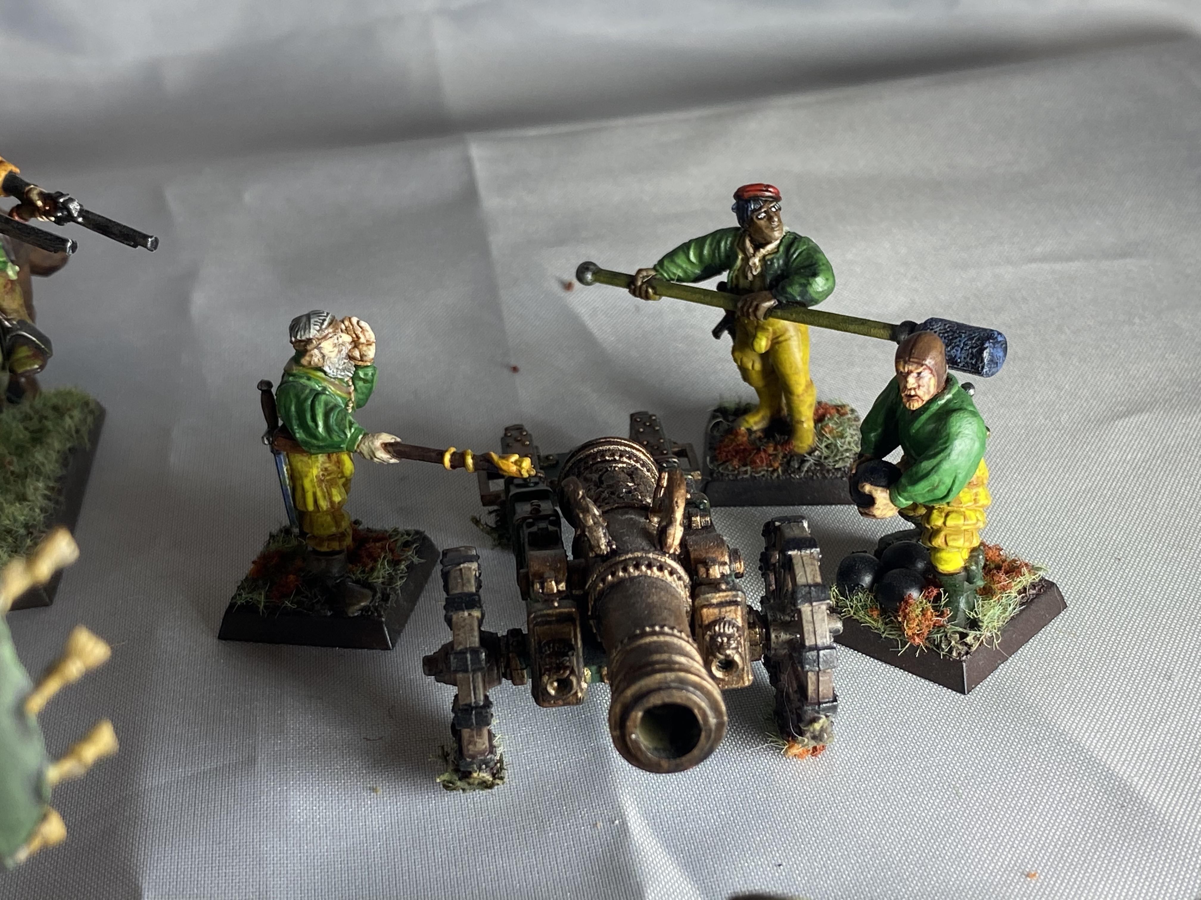 Age Of Sigmar, Army, Cannon, Crossbow, Empire, Great Swords, Green, Halbred, Human, Medieval, Sword, Warhammer Fantasy, Warhammer Fantasy Battles, Yellow