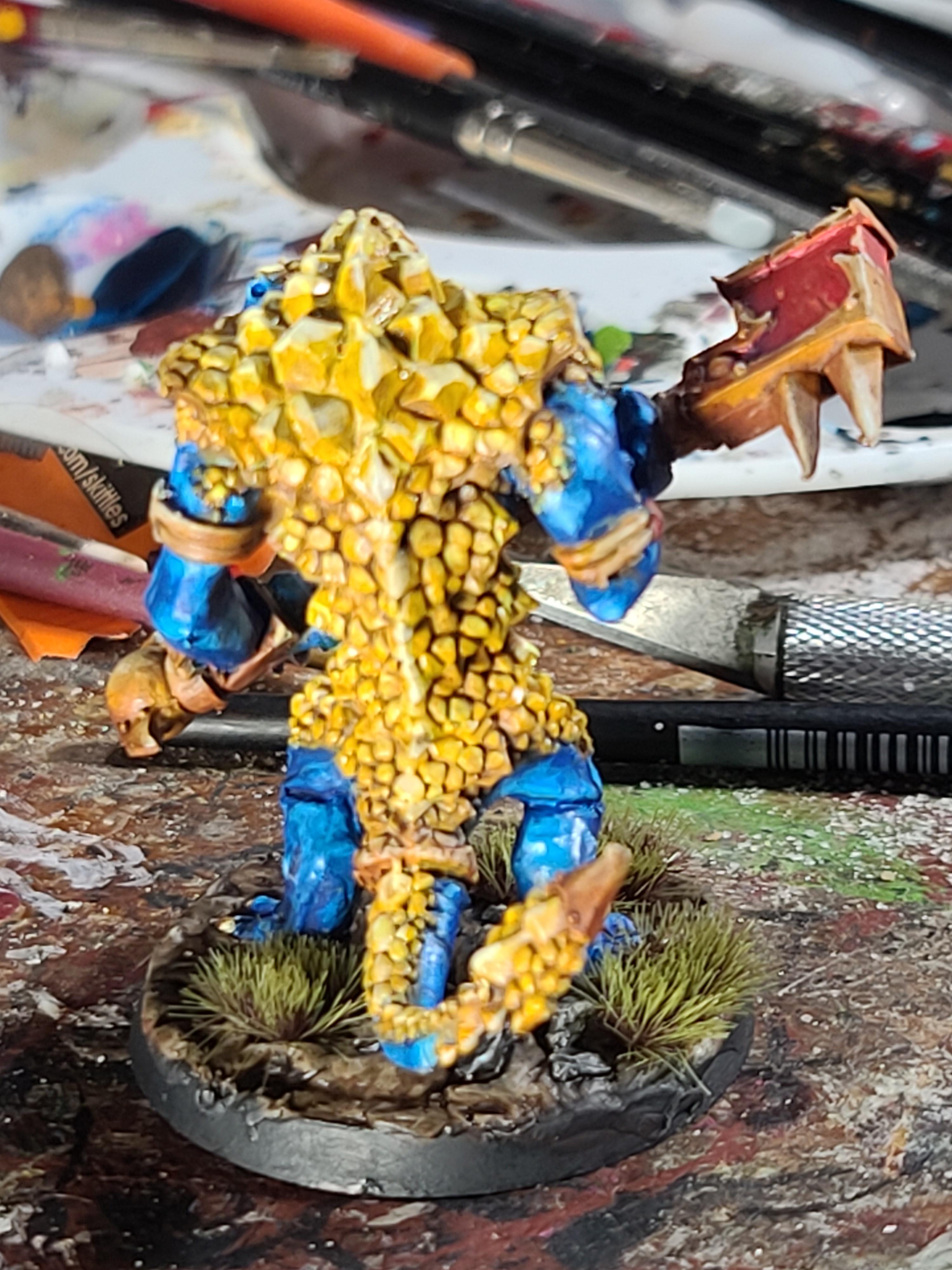 Citadel Miniatures, Games Workshop, Kroxigor, Lizardmen, Warhammer Fantasy
