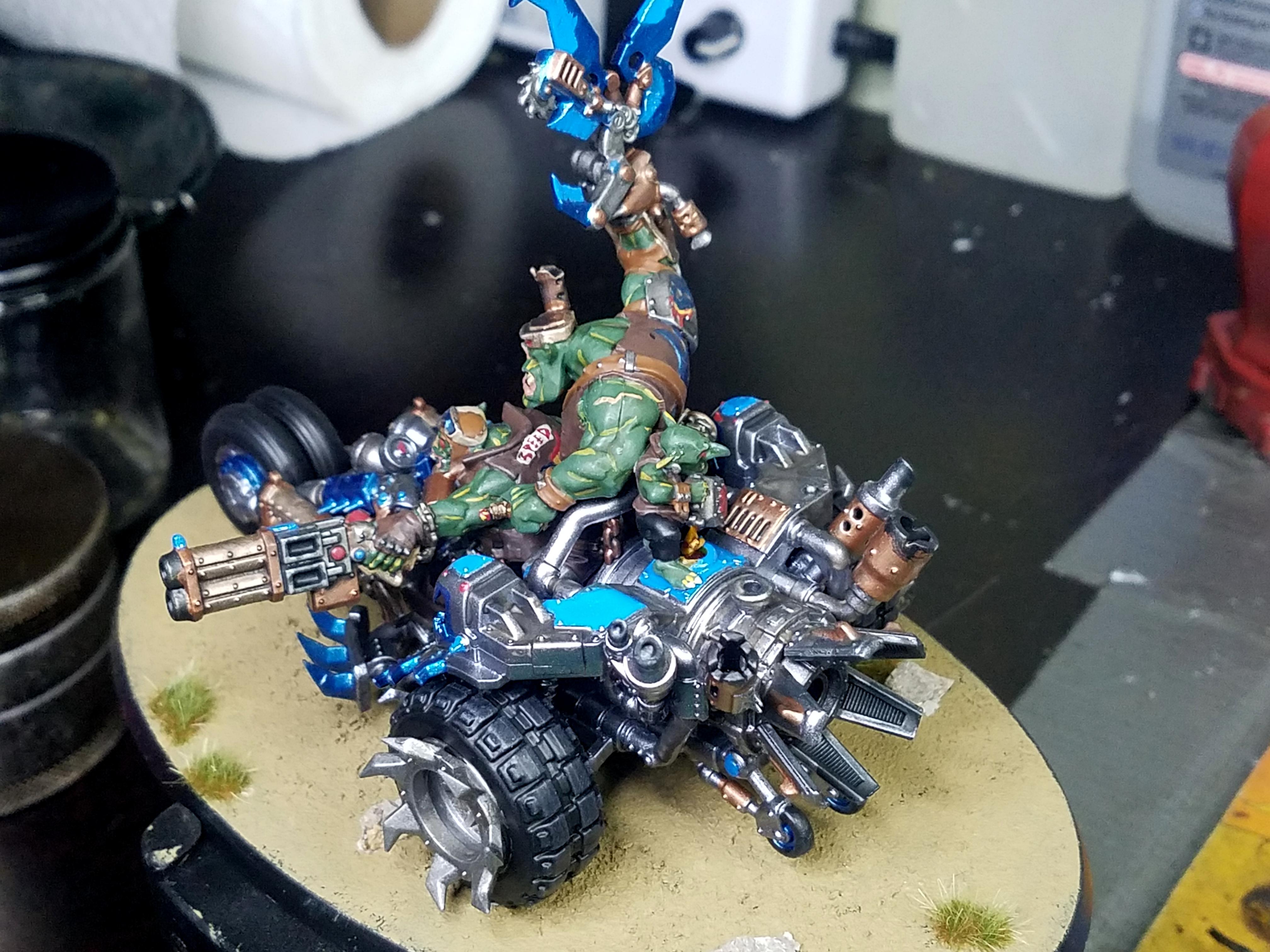 Deathskulls, Deffkilla, Orks, Vehicle, Warbike, Warboss, Wartrike