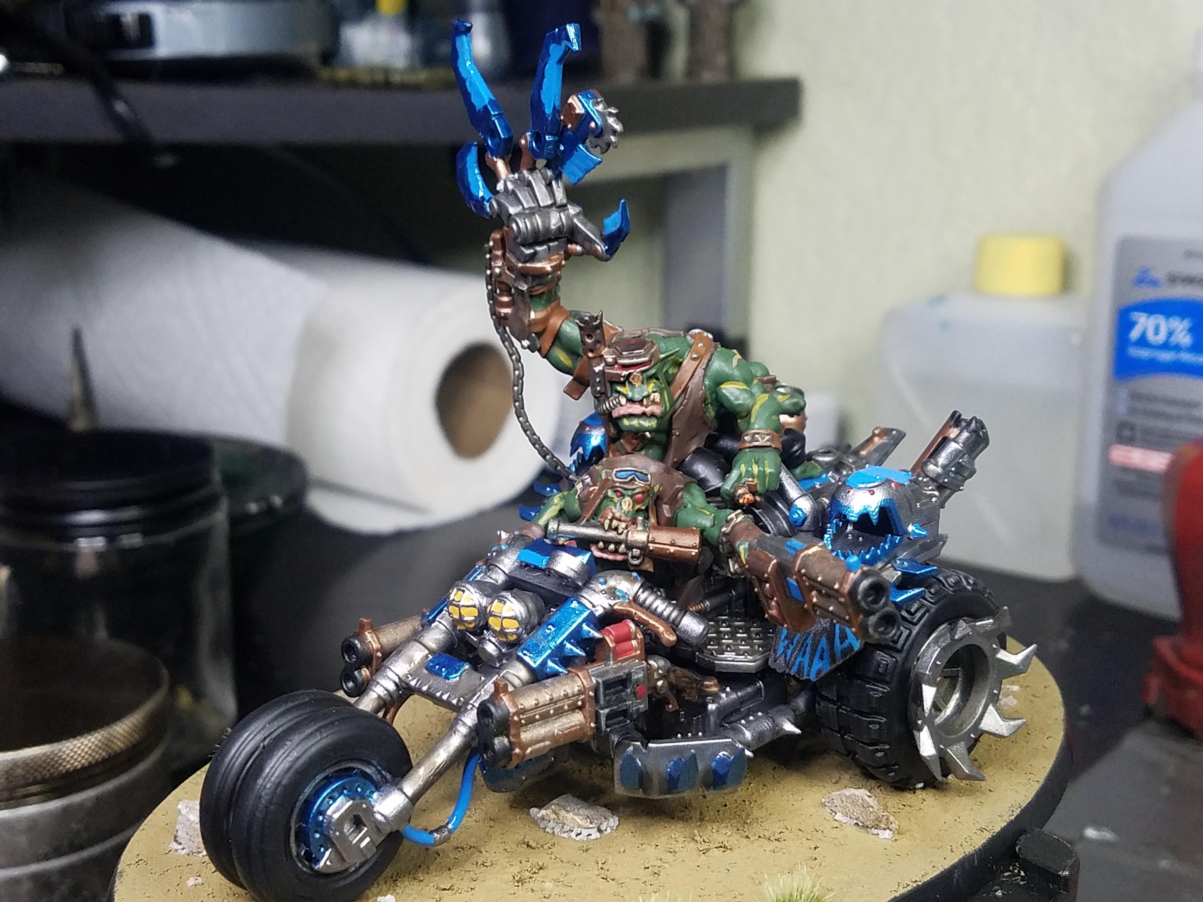 Deathskulls, Deffkilla, Orks, Vehicle, Warbike, Warboss, Wartrike